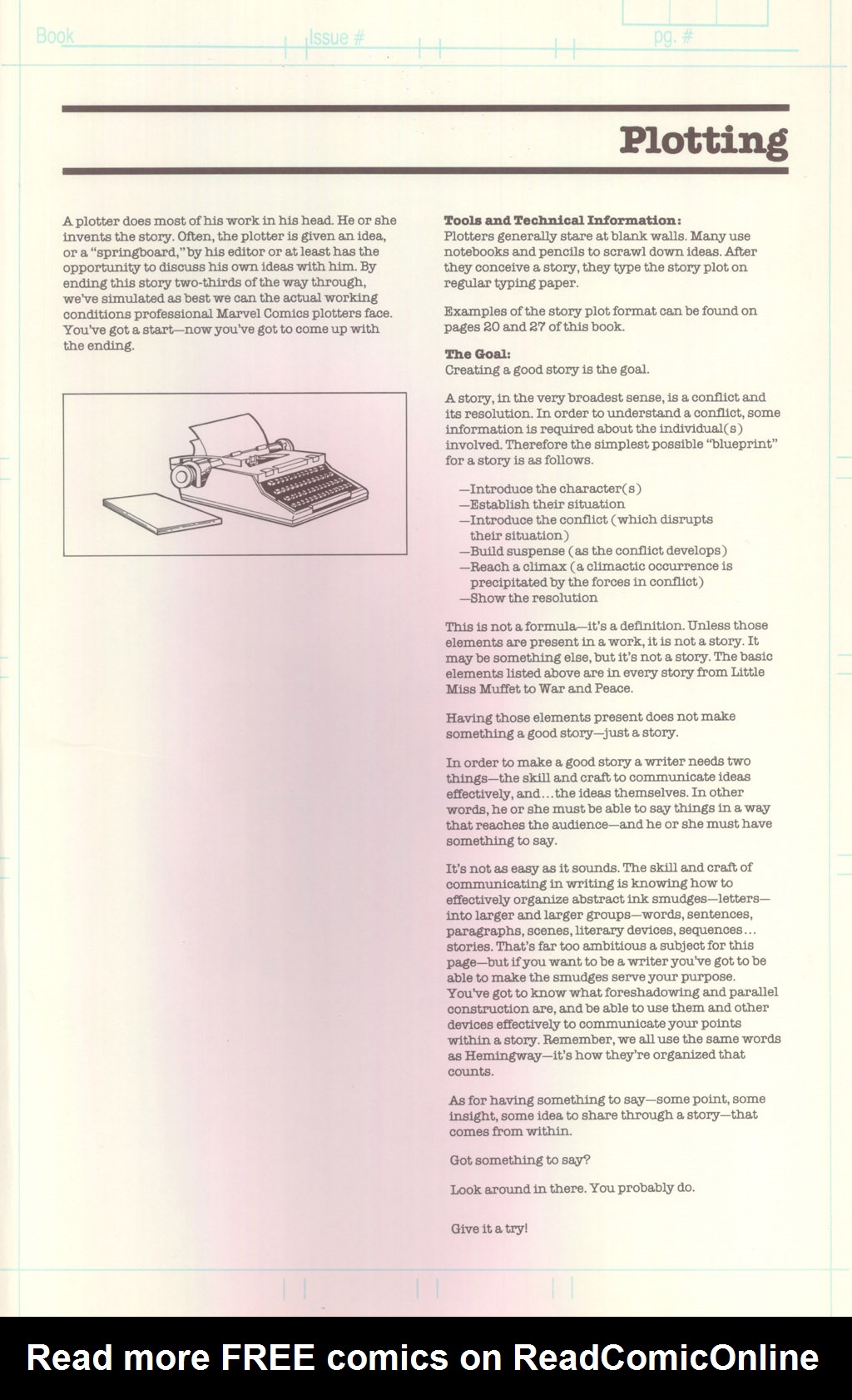 Read online The Official Marvel Comics Try-Out Book comic -  Issue # Full - 29