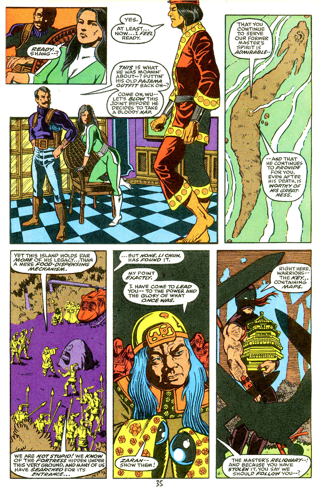 Read online Master of Kung Fu: Bleeding Black comic -  Issue # Full - 37
