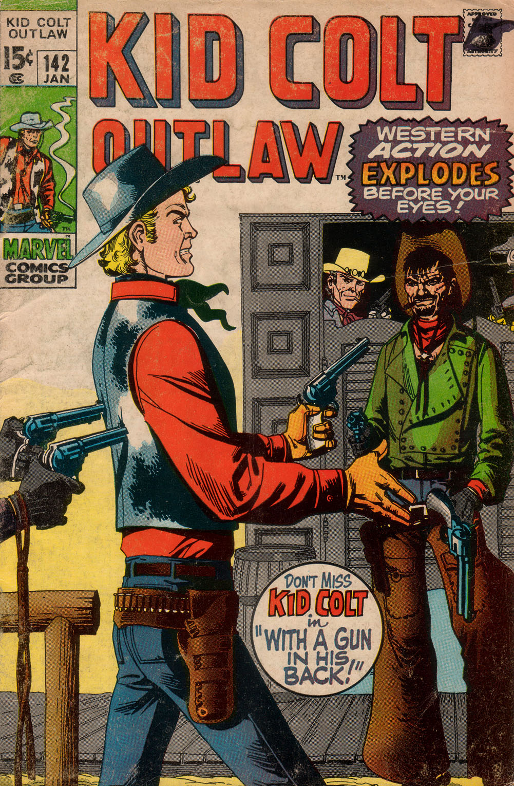 Read online Kid Colt Outlaw comic -  Issue #142 - 1
