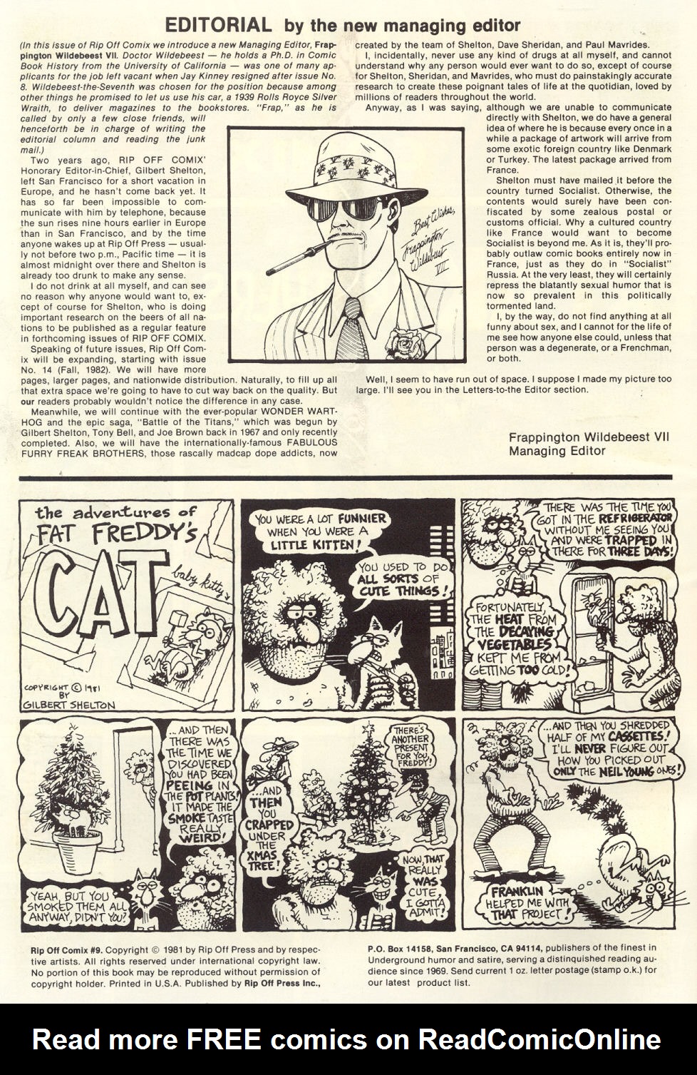 Read online Rip Off Comix comic -  Issue #9 - 2