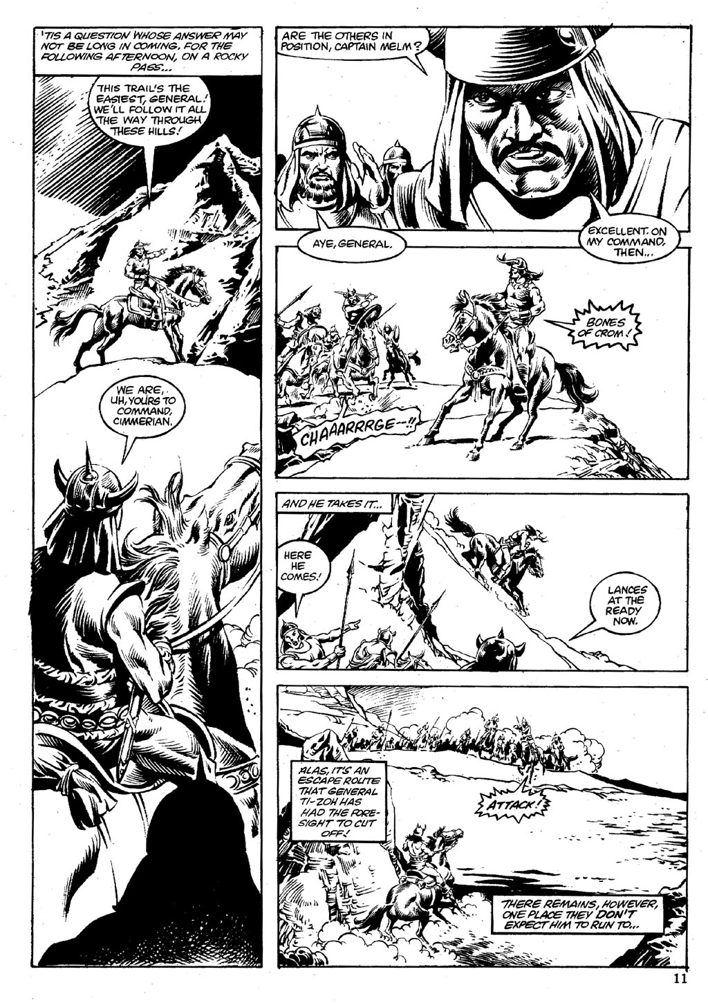 Read online The Savage Sword Of Conan comic -  Issue #85 - 11