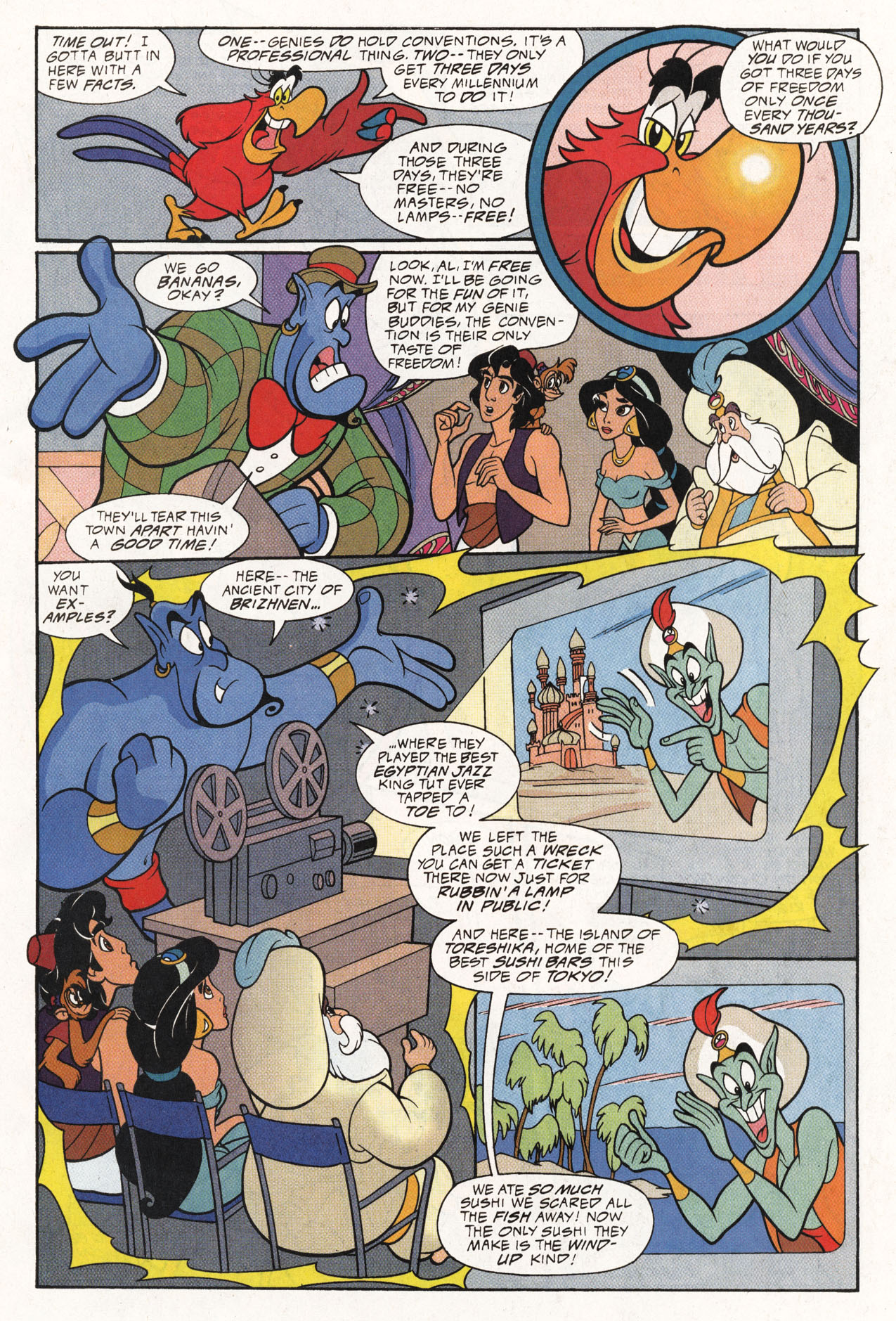 Read online Disney's Aladdin comic -  Issue #7 - 7