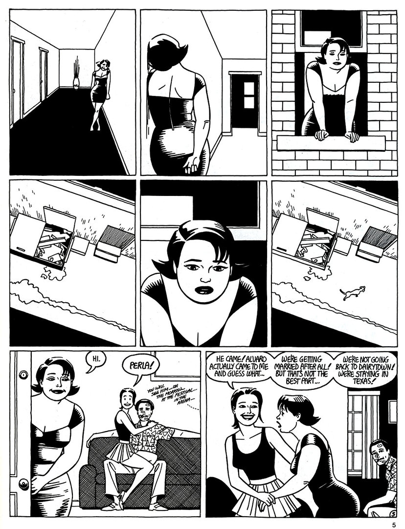 Read online Love and Rockets (1982) comic -  Issue #50 - 7