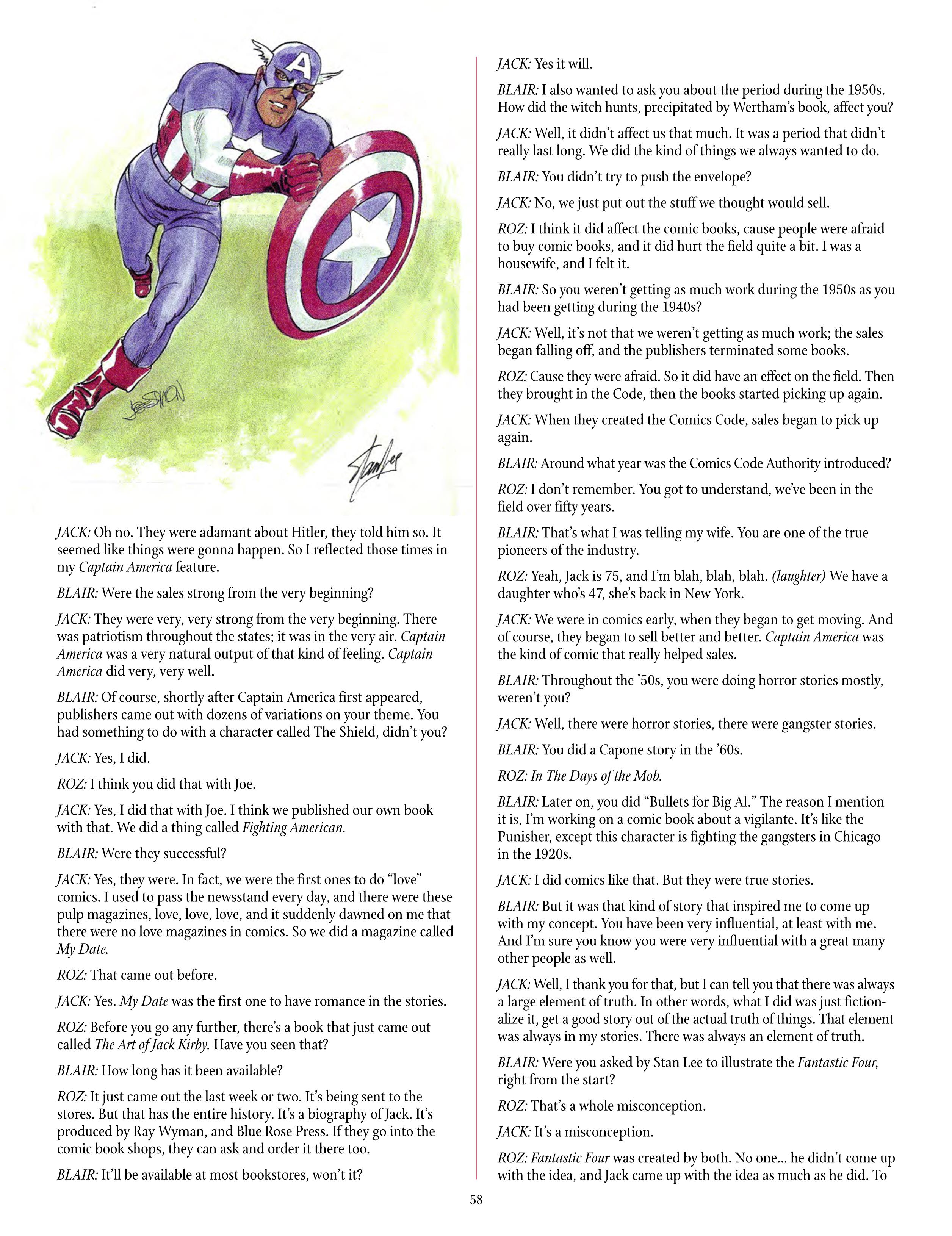 Read online The Jack Kirby Collector comic -  Issue #69 - 60