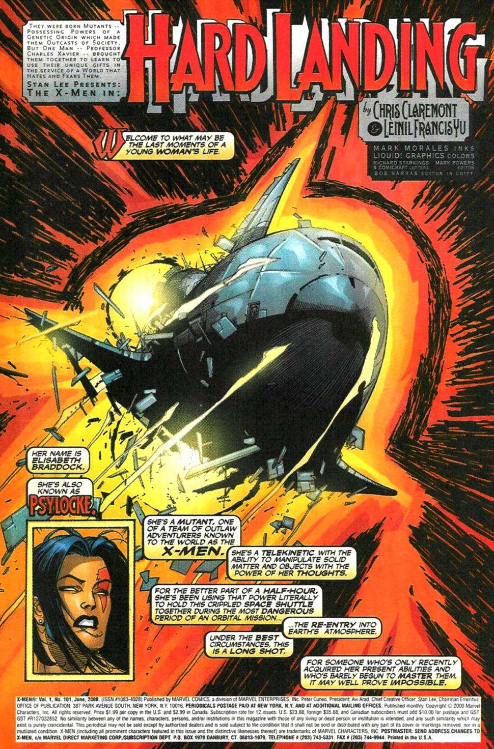 Read online X-Men (1991) comic -  Issue #101 - 2