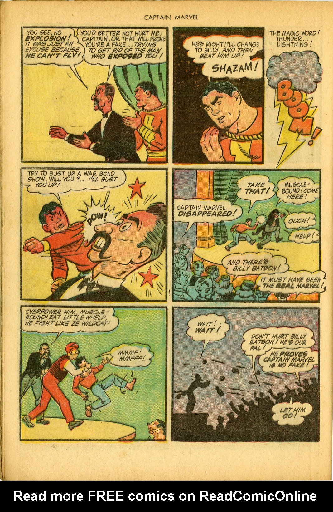Read online Captain Marvel Adventures comic -  Issue #34 - 42