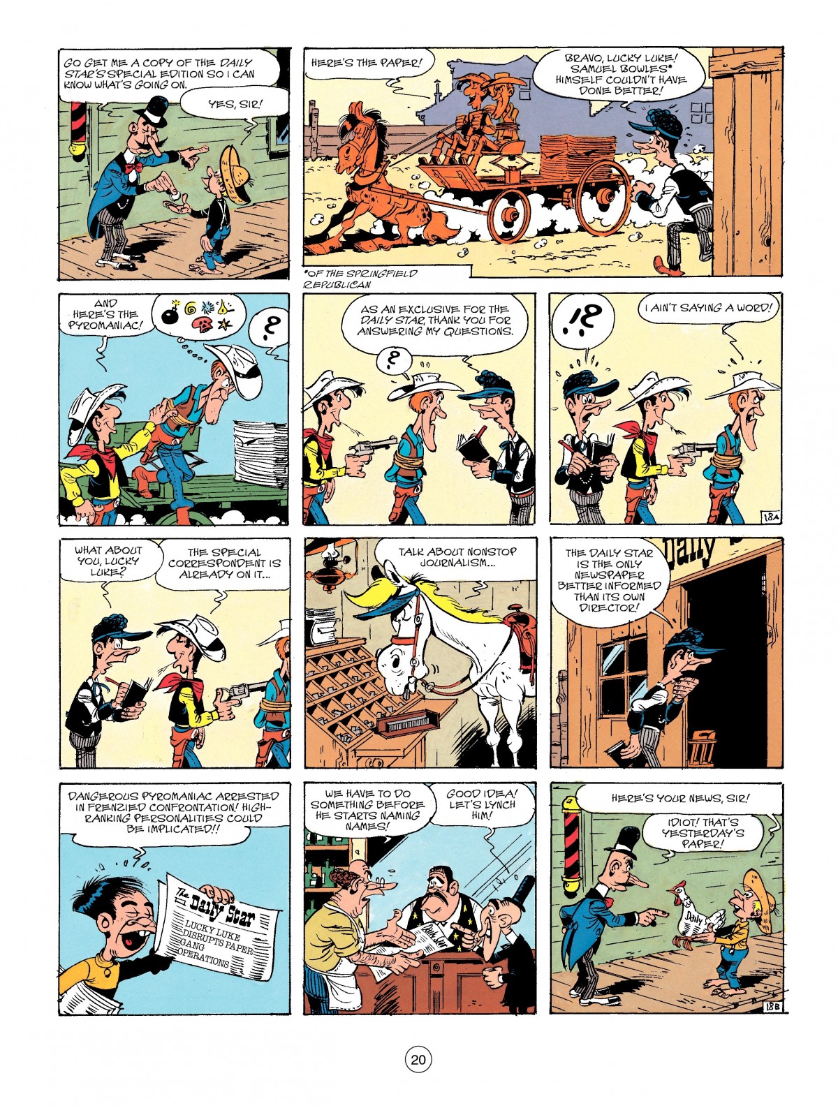 Read online A Lucky Luke Adventure comic -  Issue #41 - 20
