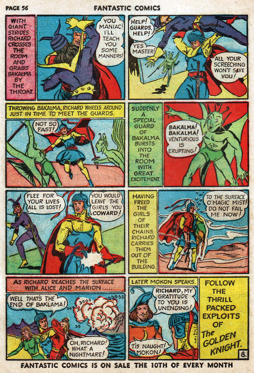 Read online Fantastic Comics comic -  Issue #17 - 57