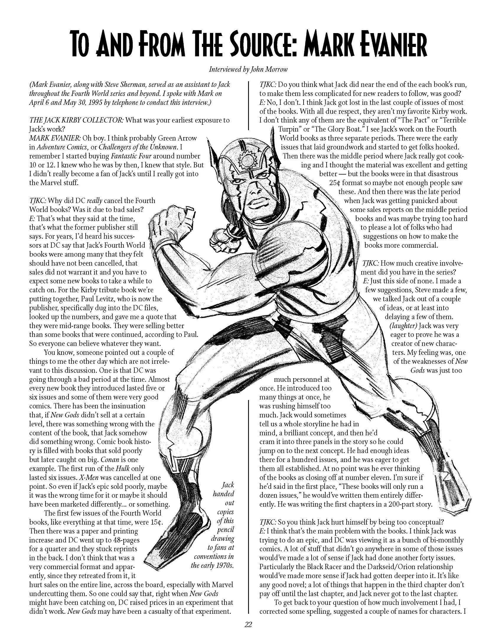 Read online The Jack Kirby Collector comic -  Issue #6 - 21