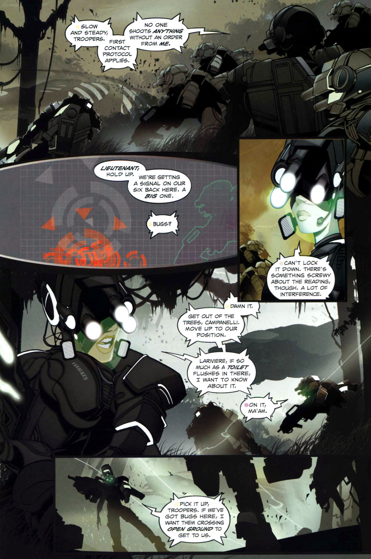 Read online Starship Troopers (2007) comic -  Issue #6 - 21