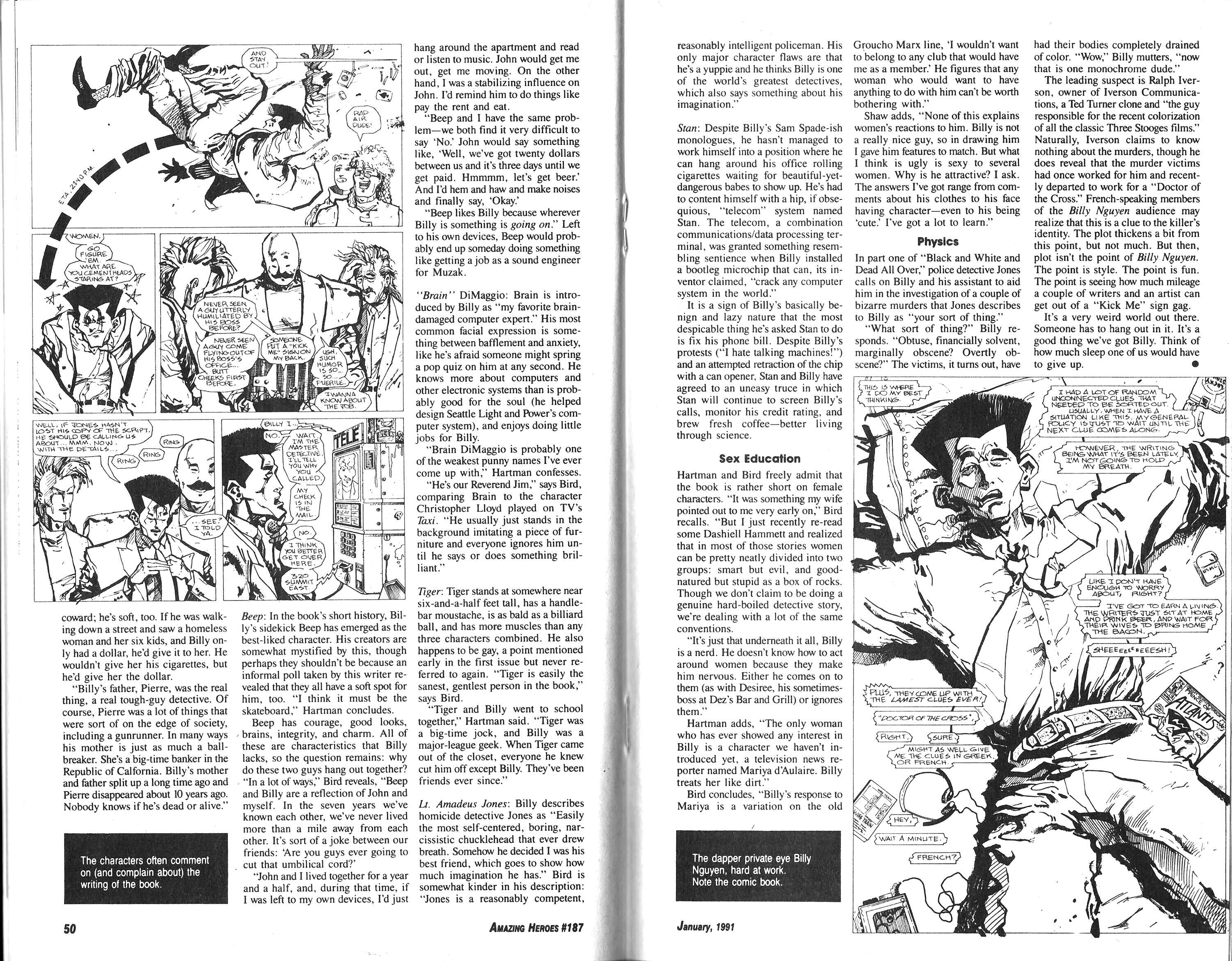 Read online Amazing Heroes comic -  Issue #187 - 26
