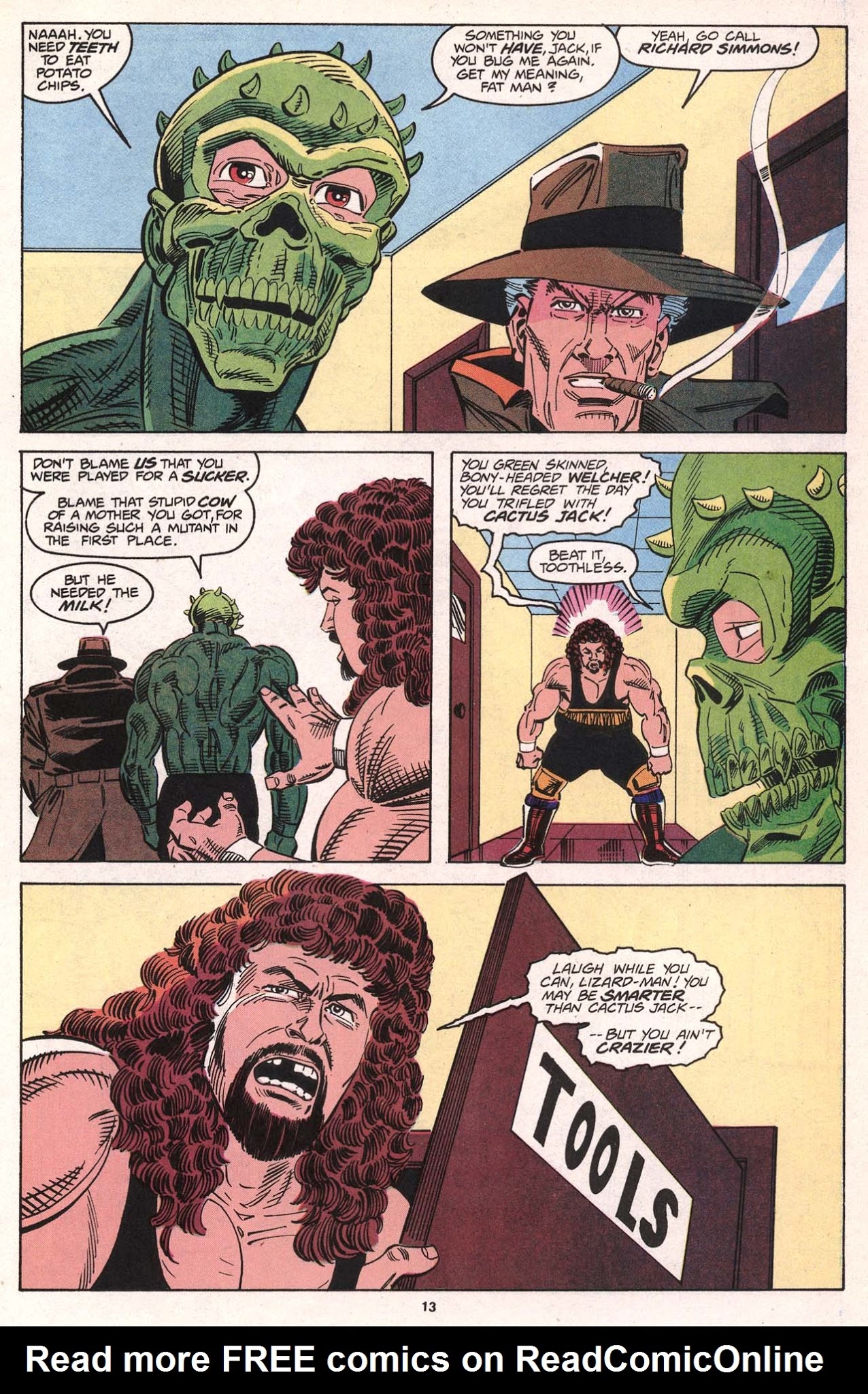 Read online WCW World Championship Wrestling comic -  Issue #10 - 14