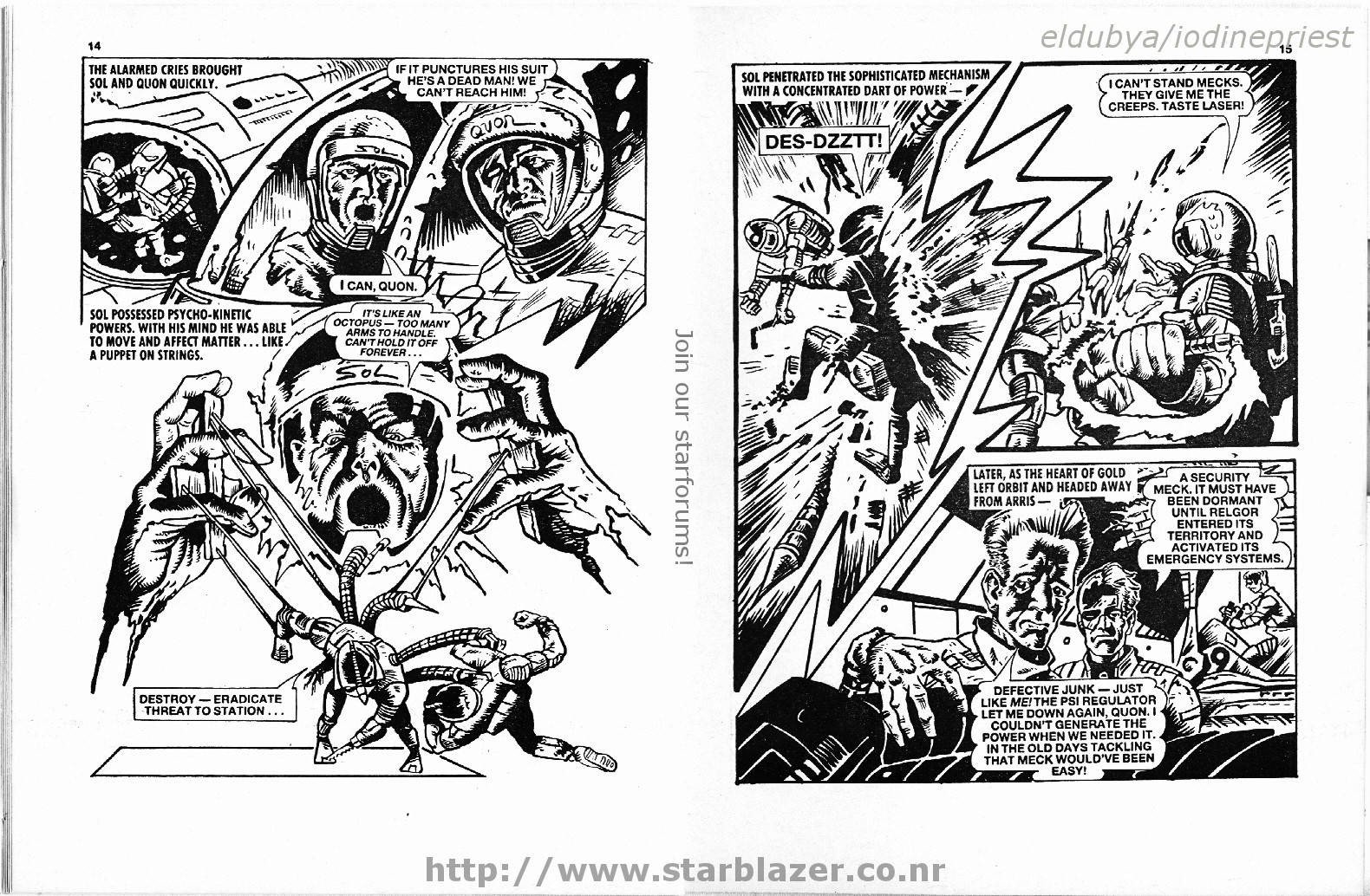 Read online Starblazer comic -  Issue #242 - 9