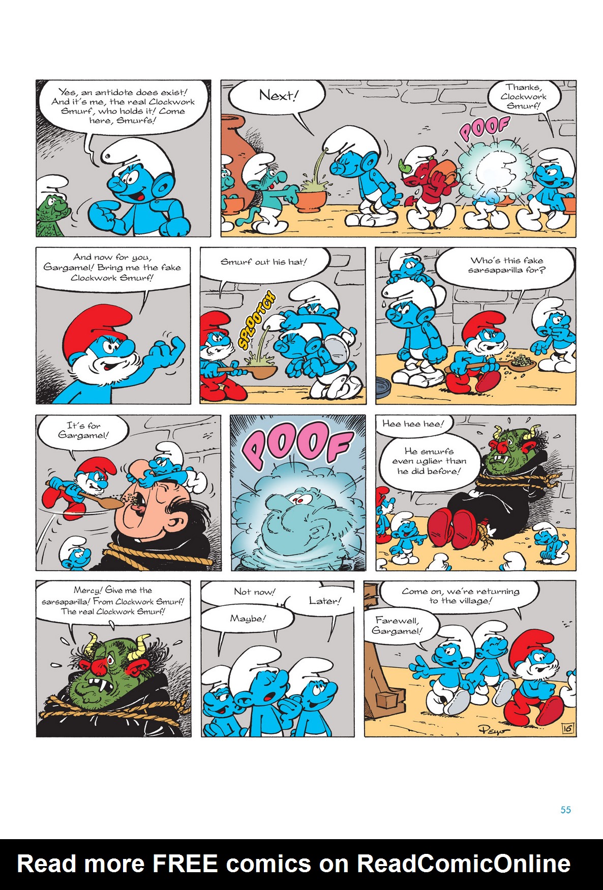 Read online The Smurfs comic -  Issue #13 - 55