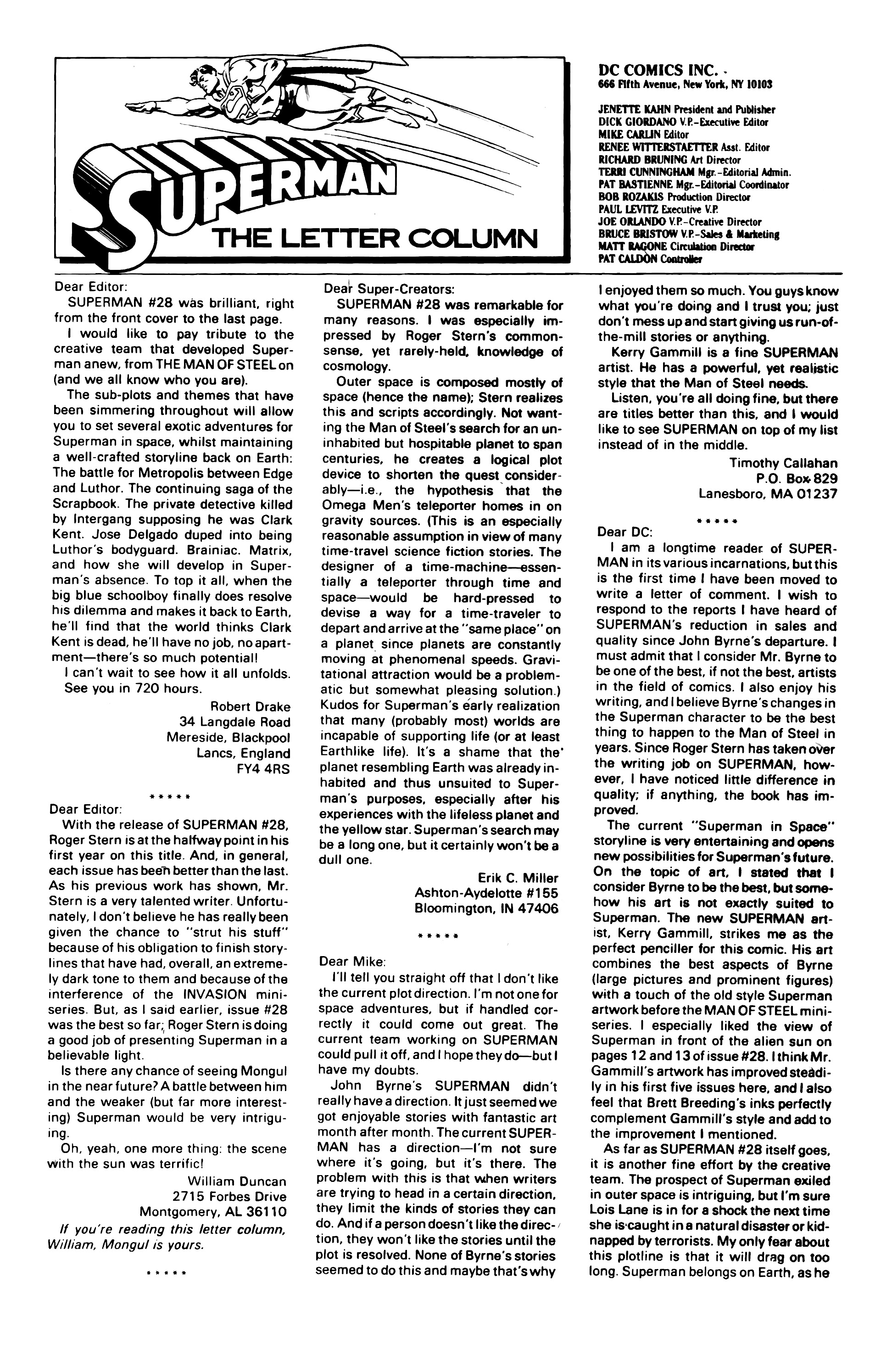 Read online Superman (1987) comic -  Issue #32 - 24