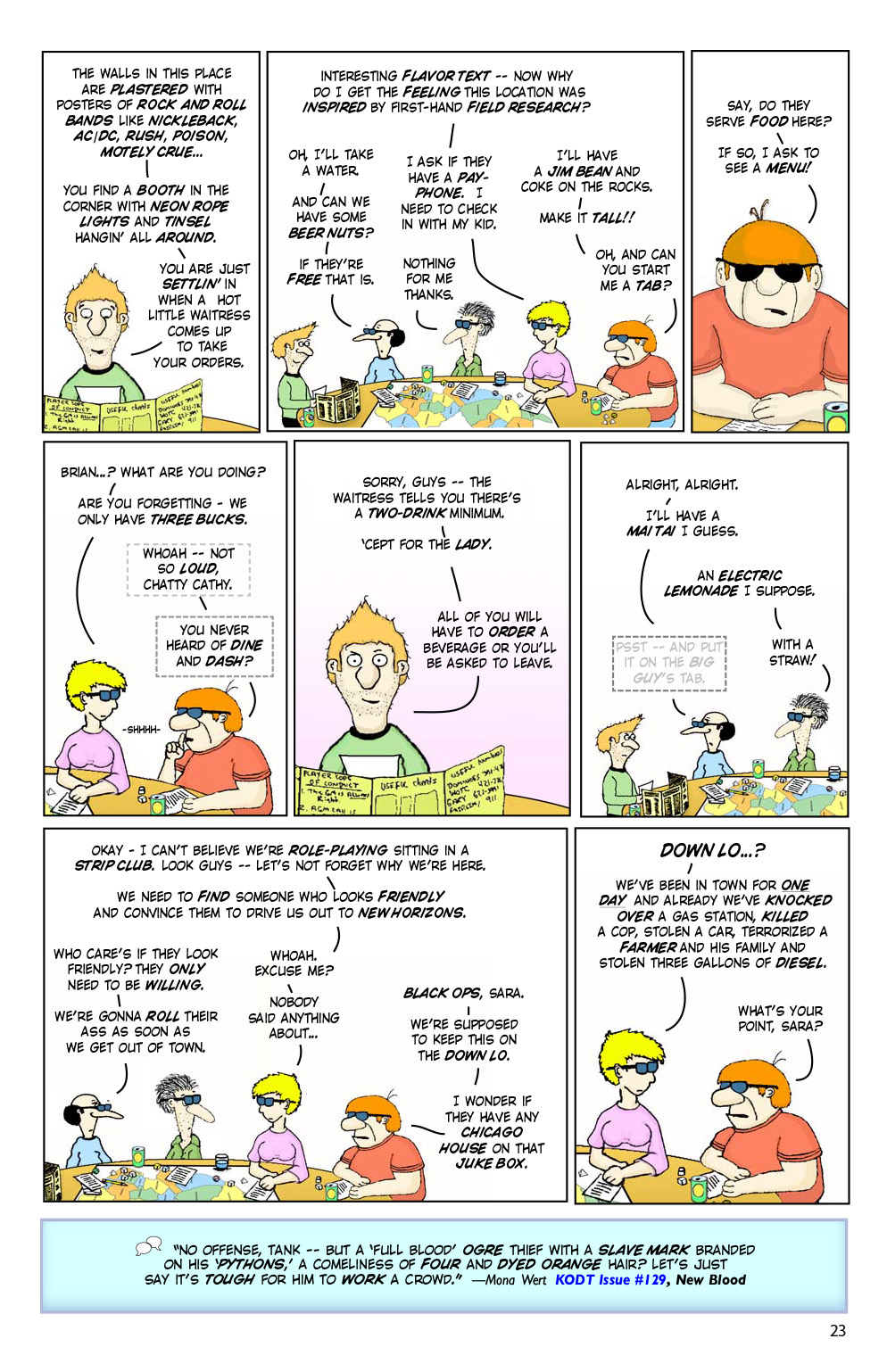 Read online Knights of the Dinner Table comic -  Issue #201 - 25