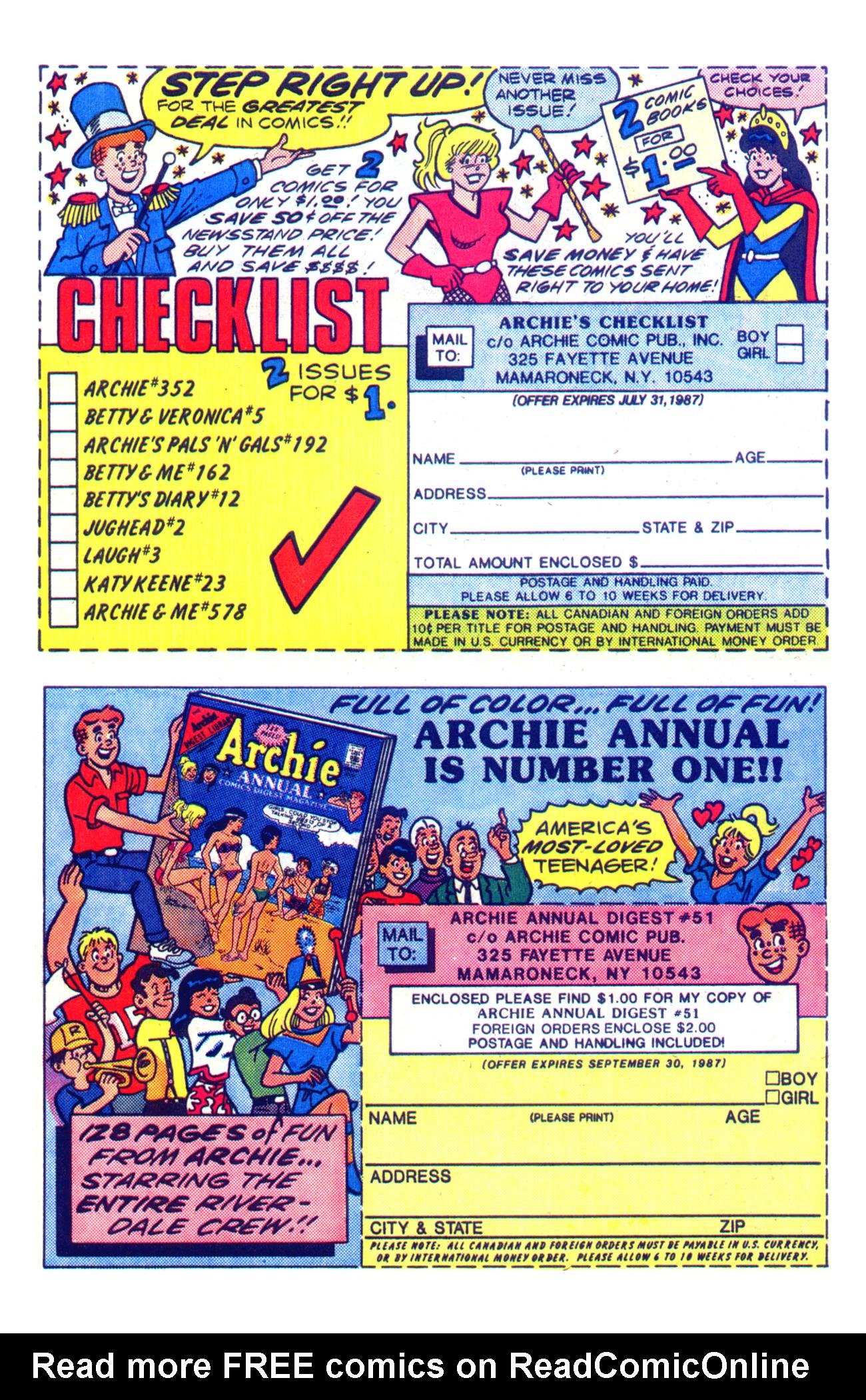 Read online Archie Giant Series Magazine comic -  Issue #574 - 10