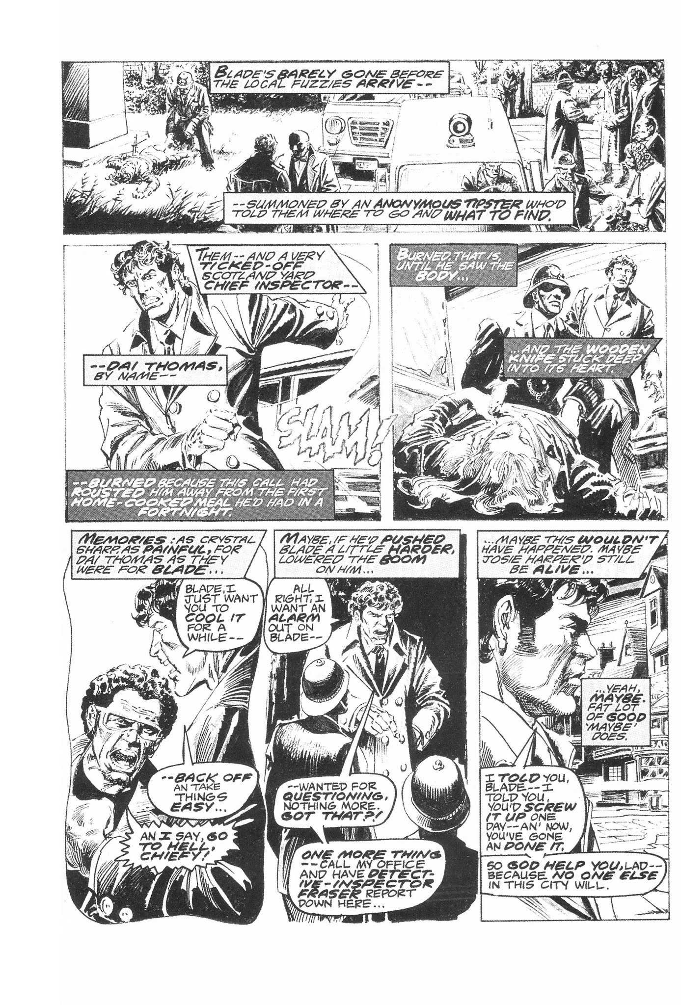 Read online Blade: Black & White comic -  Issue # TPB - 43