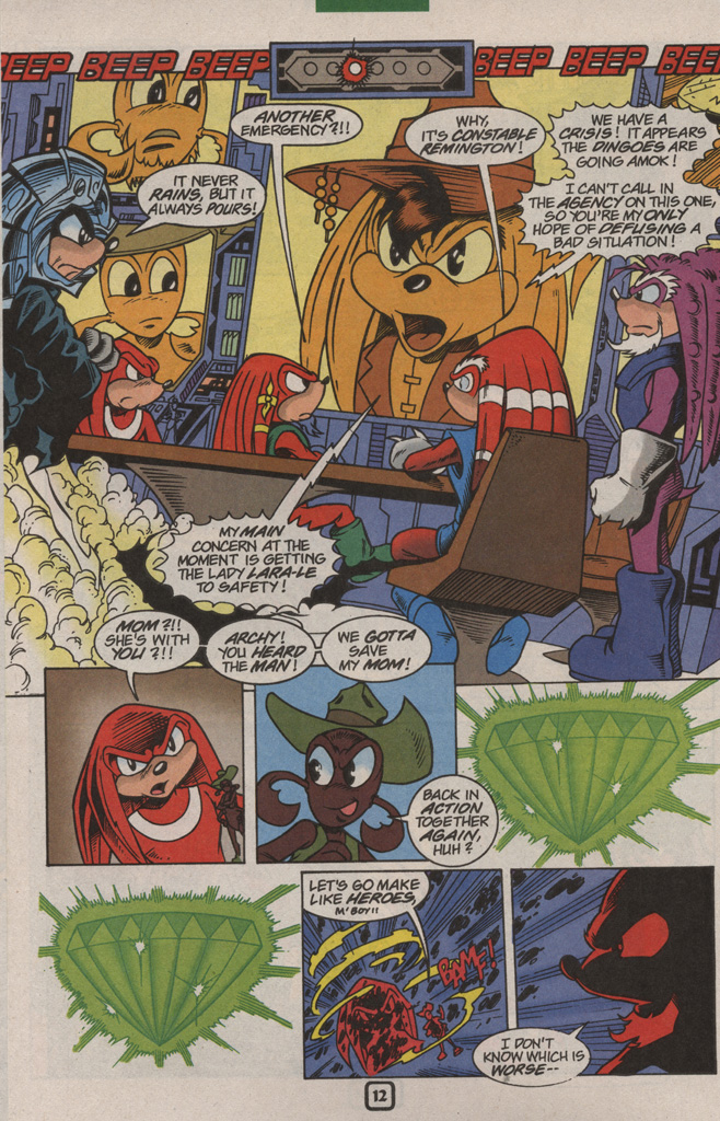 Read online Knuckles the Echidna comic -  Issue #22 - 16
