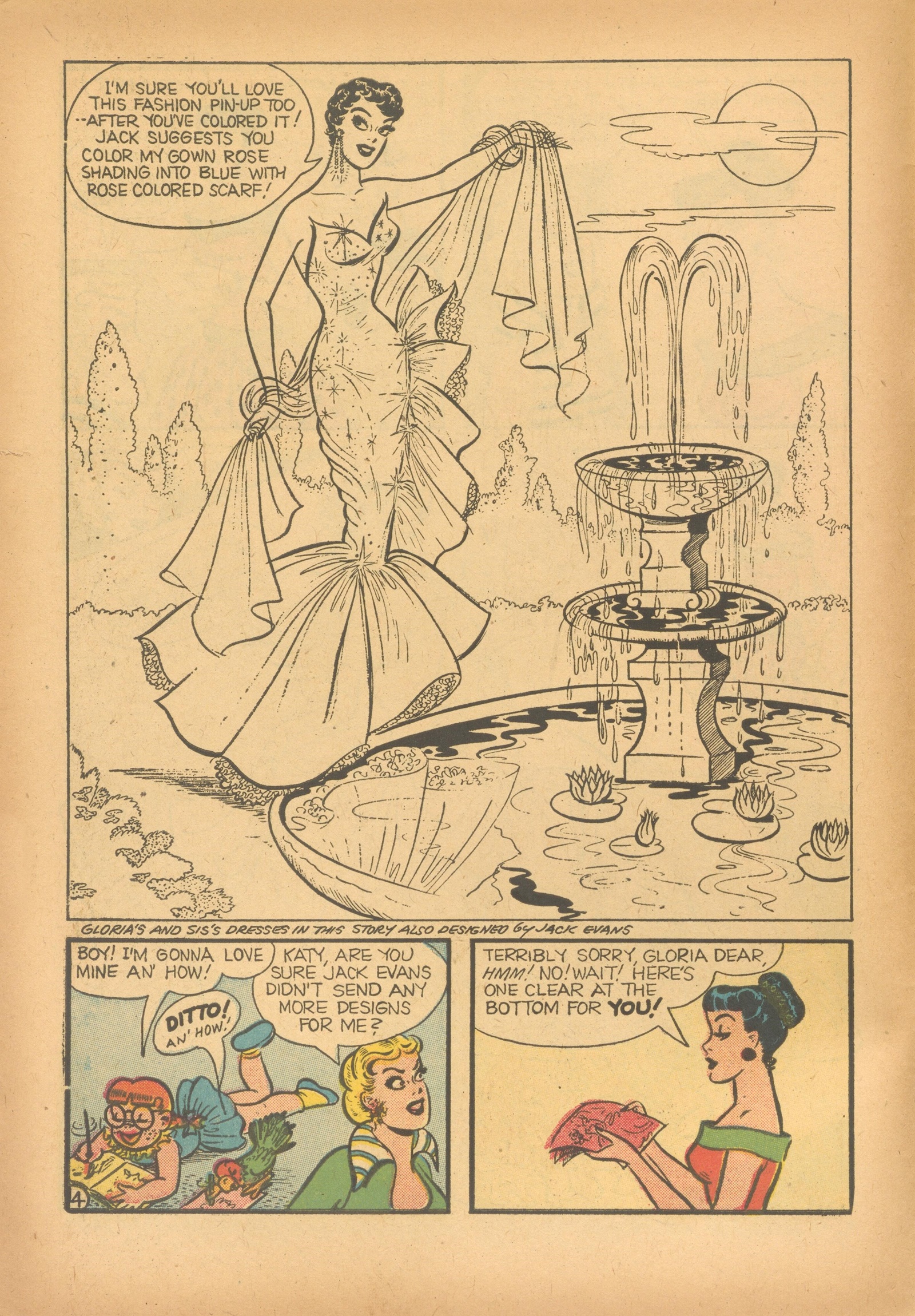 Read online Katy Keene (1949) comic -  Issue #33 - 6