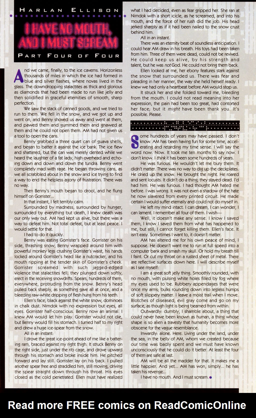 Read online Harlan Ellison's Dream Corridor comic -  Issue #4 - 4