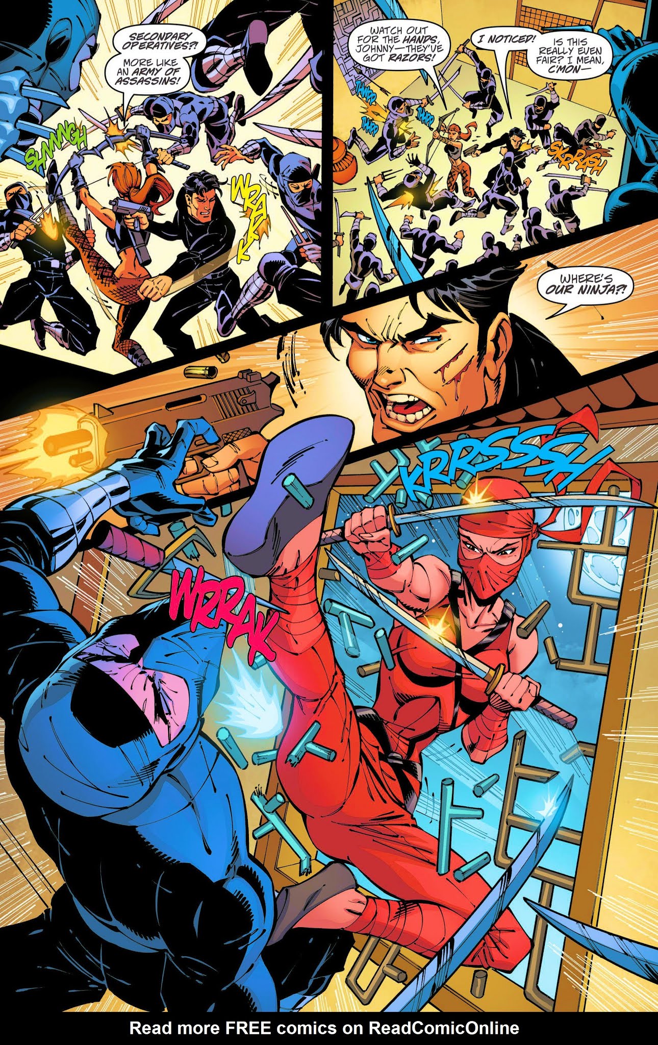 Read online Danger Girl/G.I. Joe comic -  Issue #4 - 16