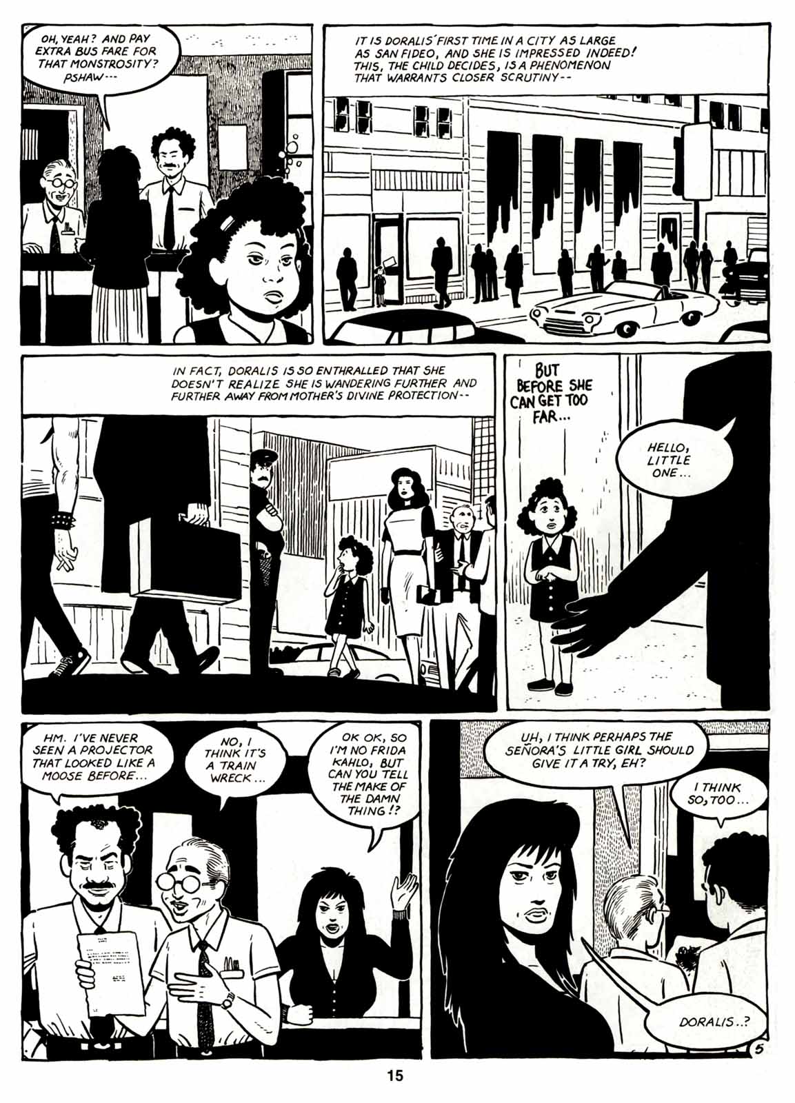 Read online Love and Rockets (1982) comic -  Issue #7 - 17