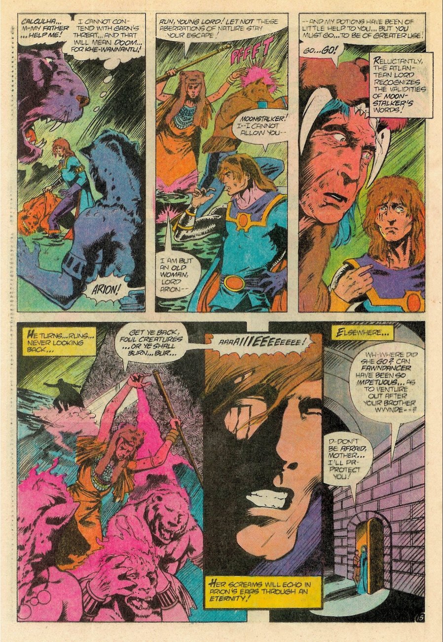 Read online Arion, Lord of Atlantis comic -  Issue #18 - 16