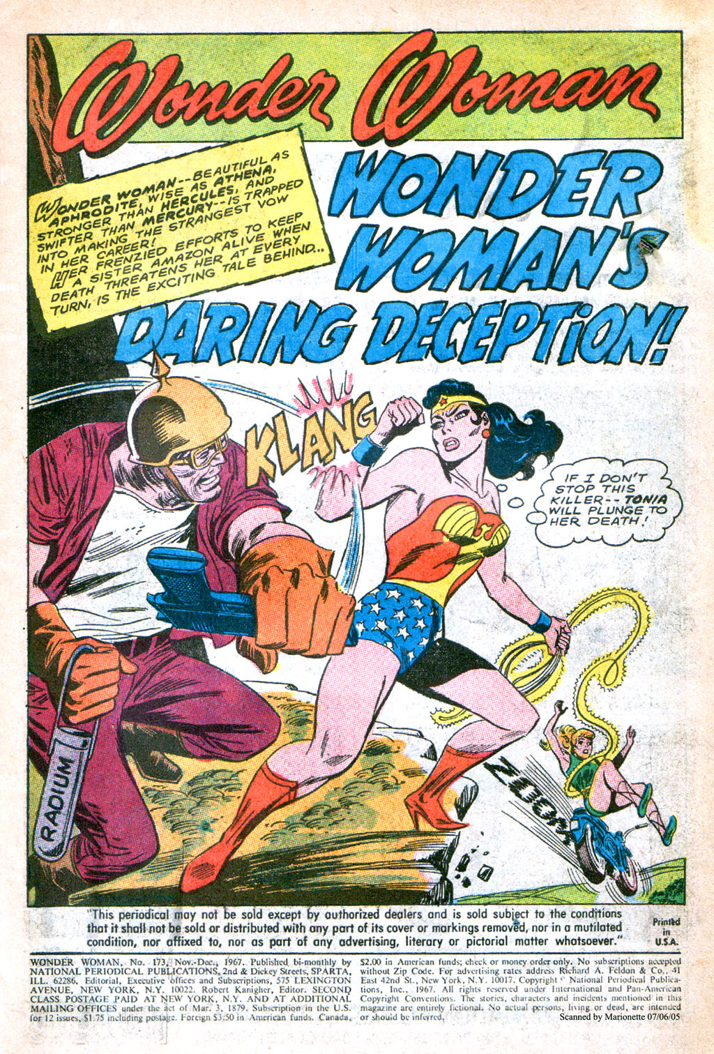 Read online Wonder Woman (1942) comic -  Issue #173 - 3