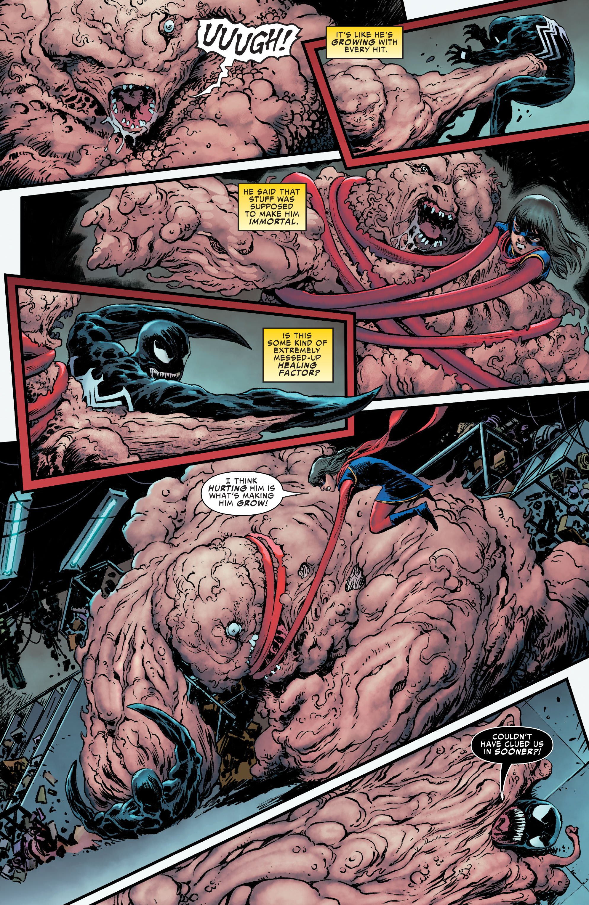 Read online Ms. Marvel & Venom comic -  Issue #1 - 19