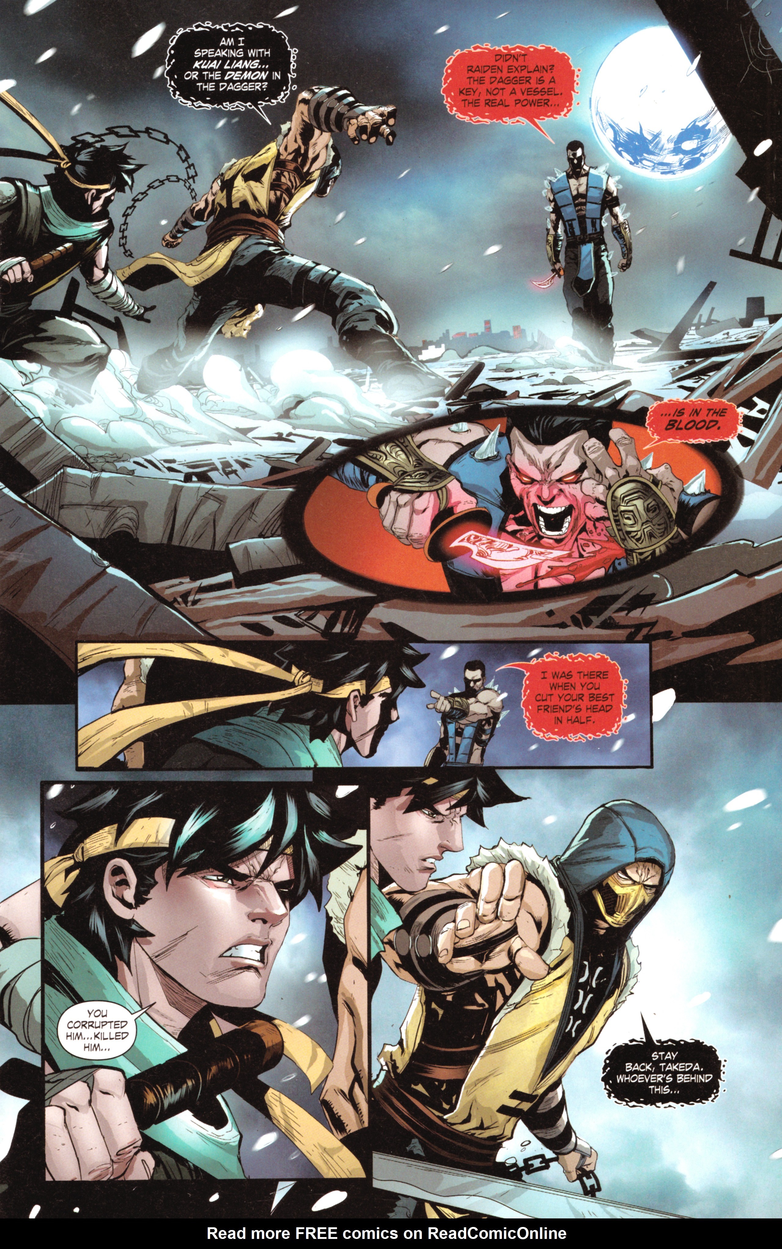 Read online Mortal Kombat X [II] comic -  Issue #5 - 17