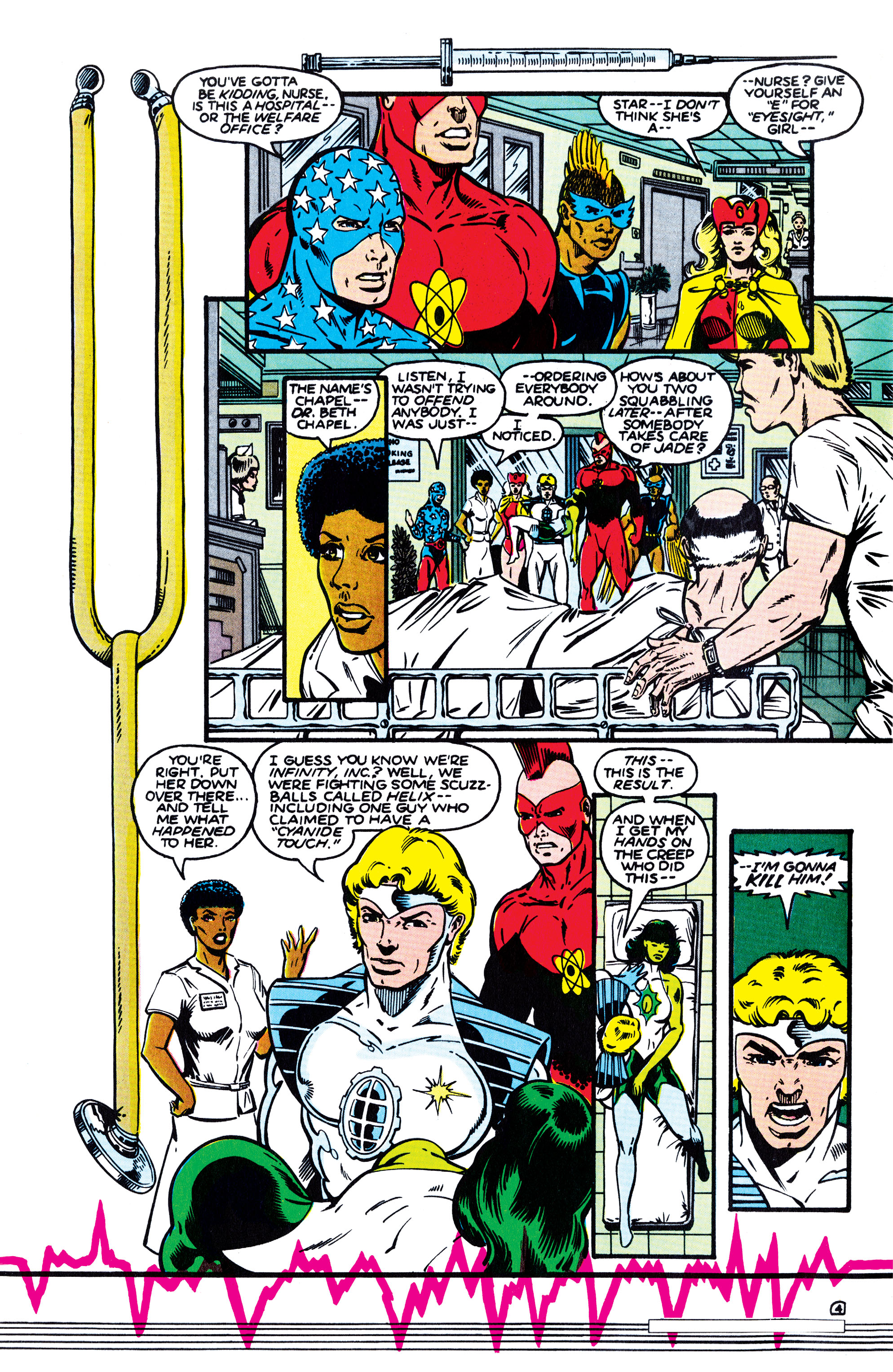 Read online Infinity Inc. (1984) comic -  Issue #19 - 4