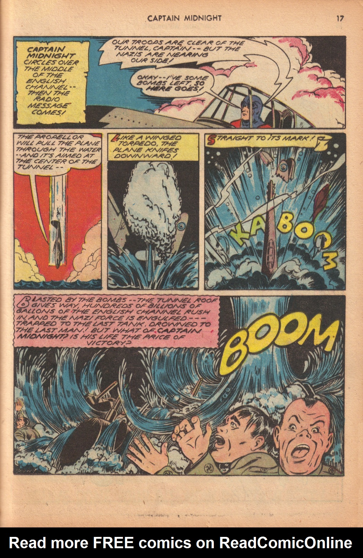 Read online Captain Midnight (1942) comic -  Issue #10 - 17