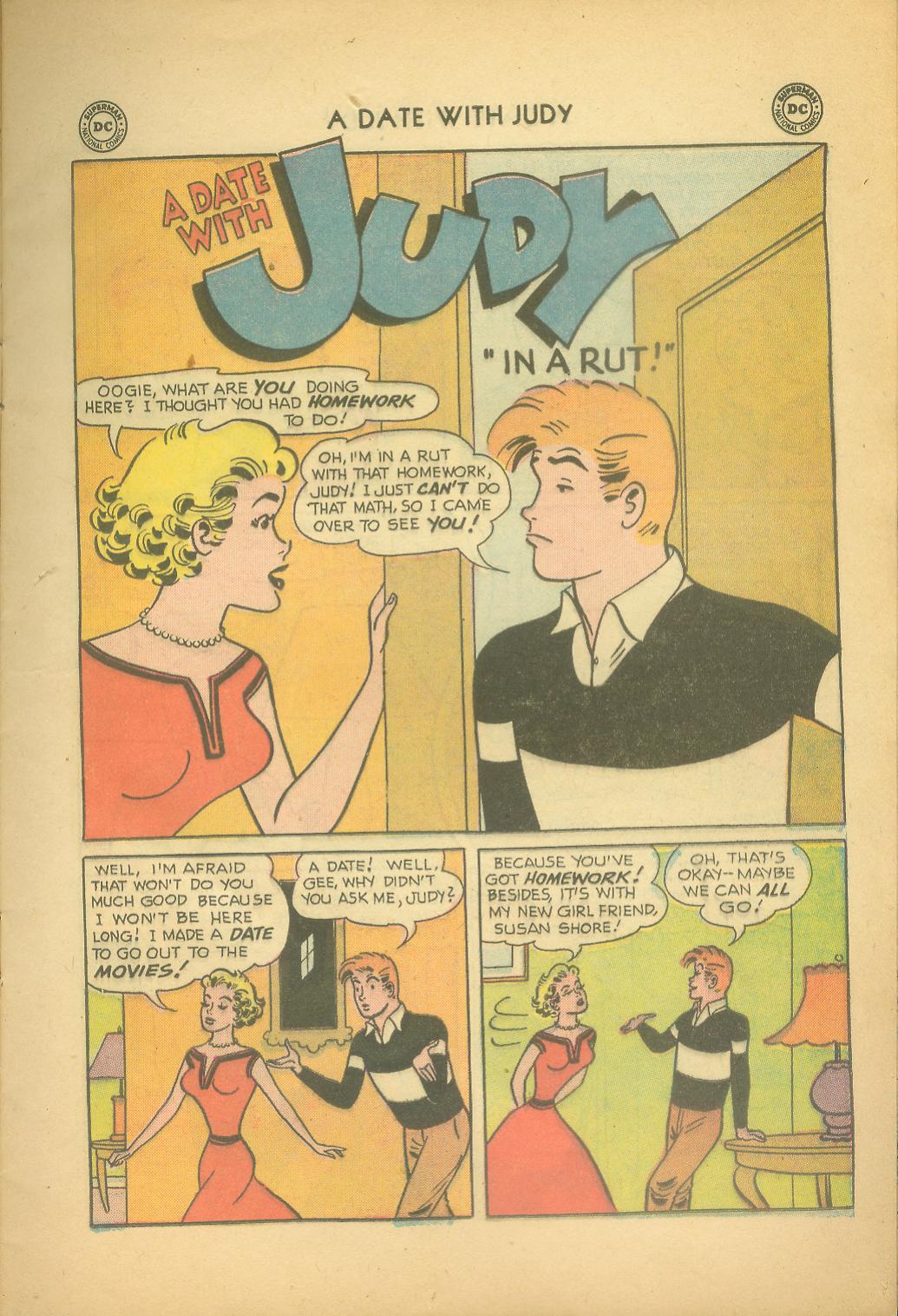 Read online A Date with Judy comic -  Issue #57 - 11
