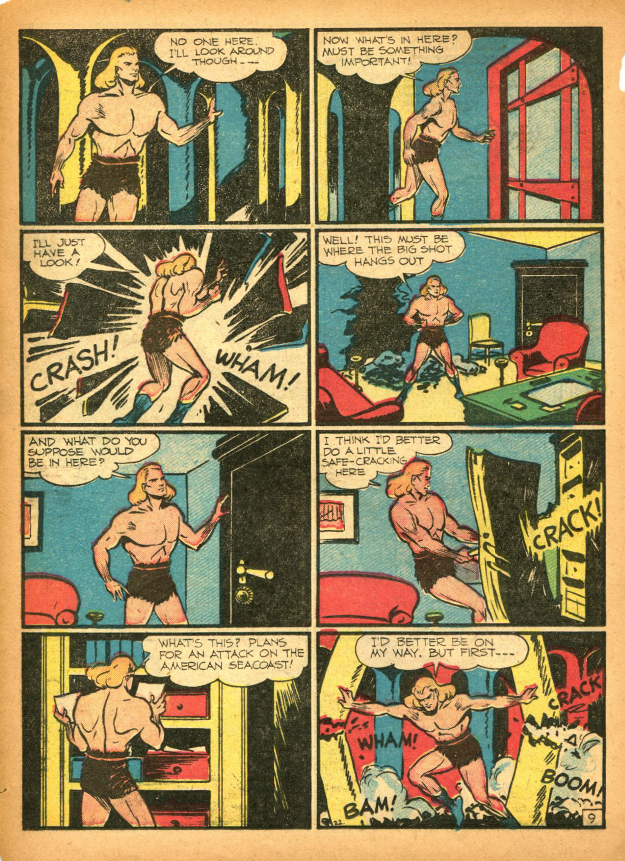 Read online Samson (1940) comic -  Issue #2 - 24