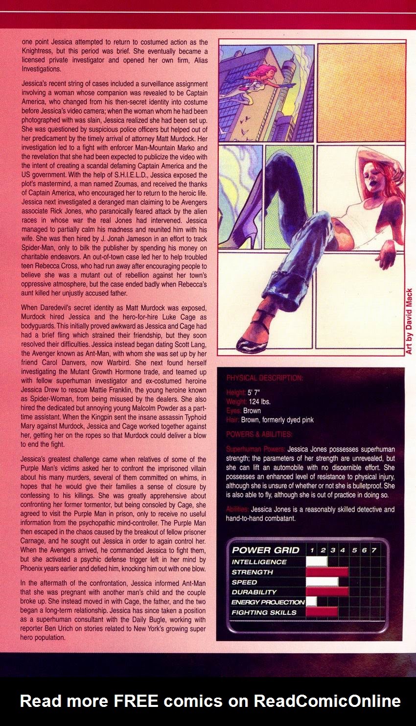 Read online Official Handbook of the Marvel Universe: Daredevil 2004 comic -  Issue # Full - 25