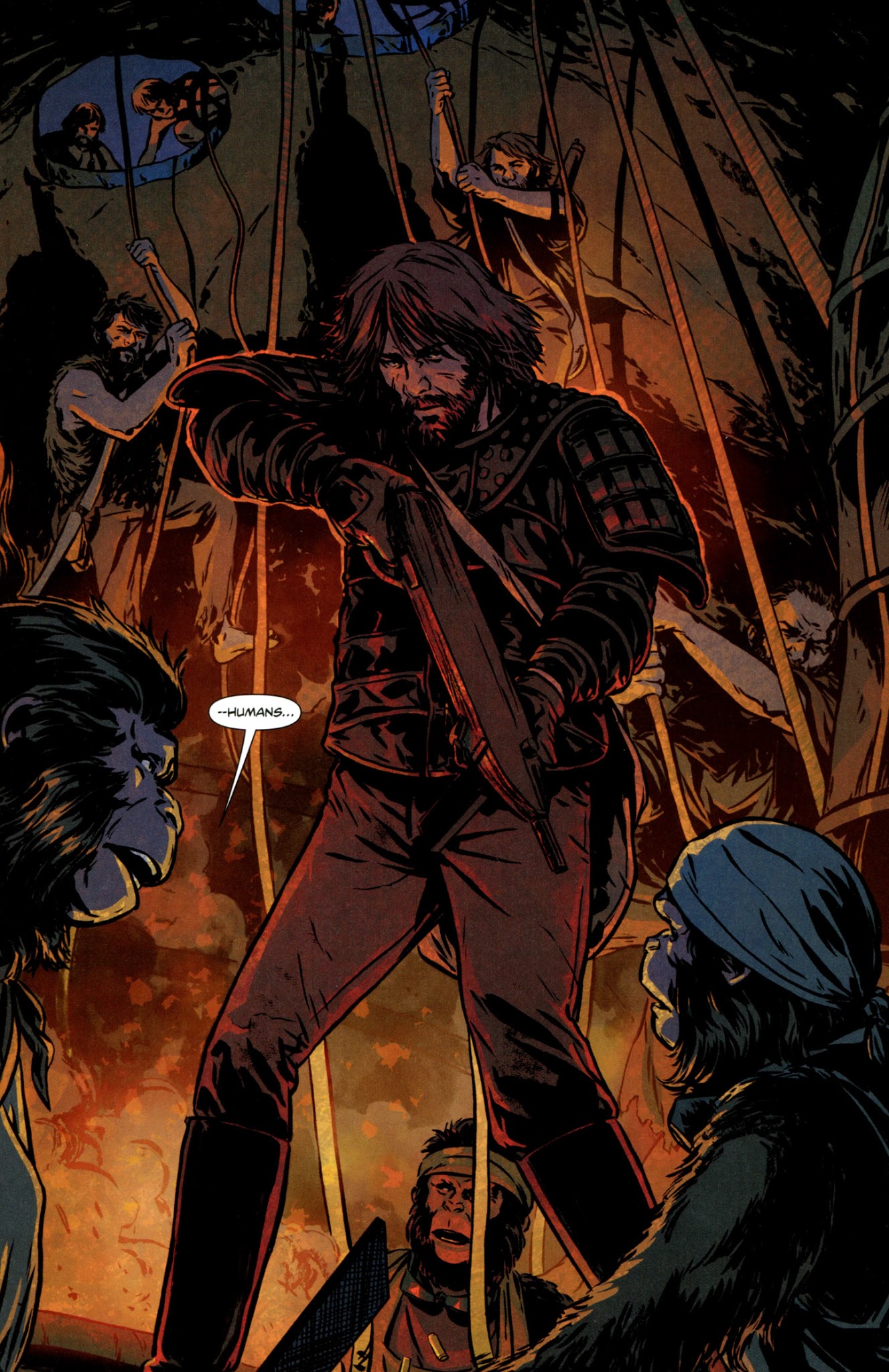 Read online Exile on the Planet of the Apes comic -  Issue #2 - 4