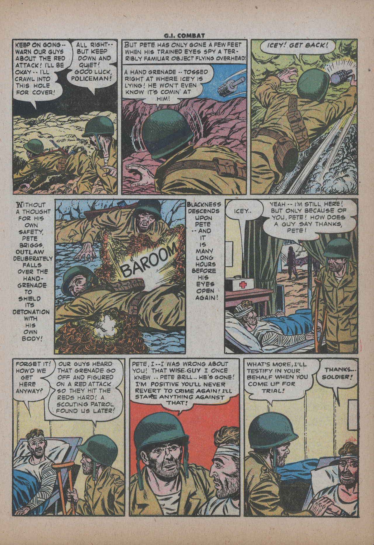 Read online G.I. Combat (1952) comic -  Issue #36 - 17