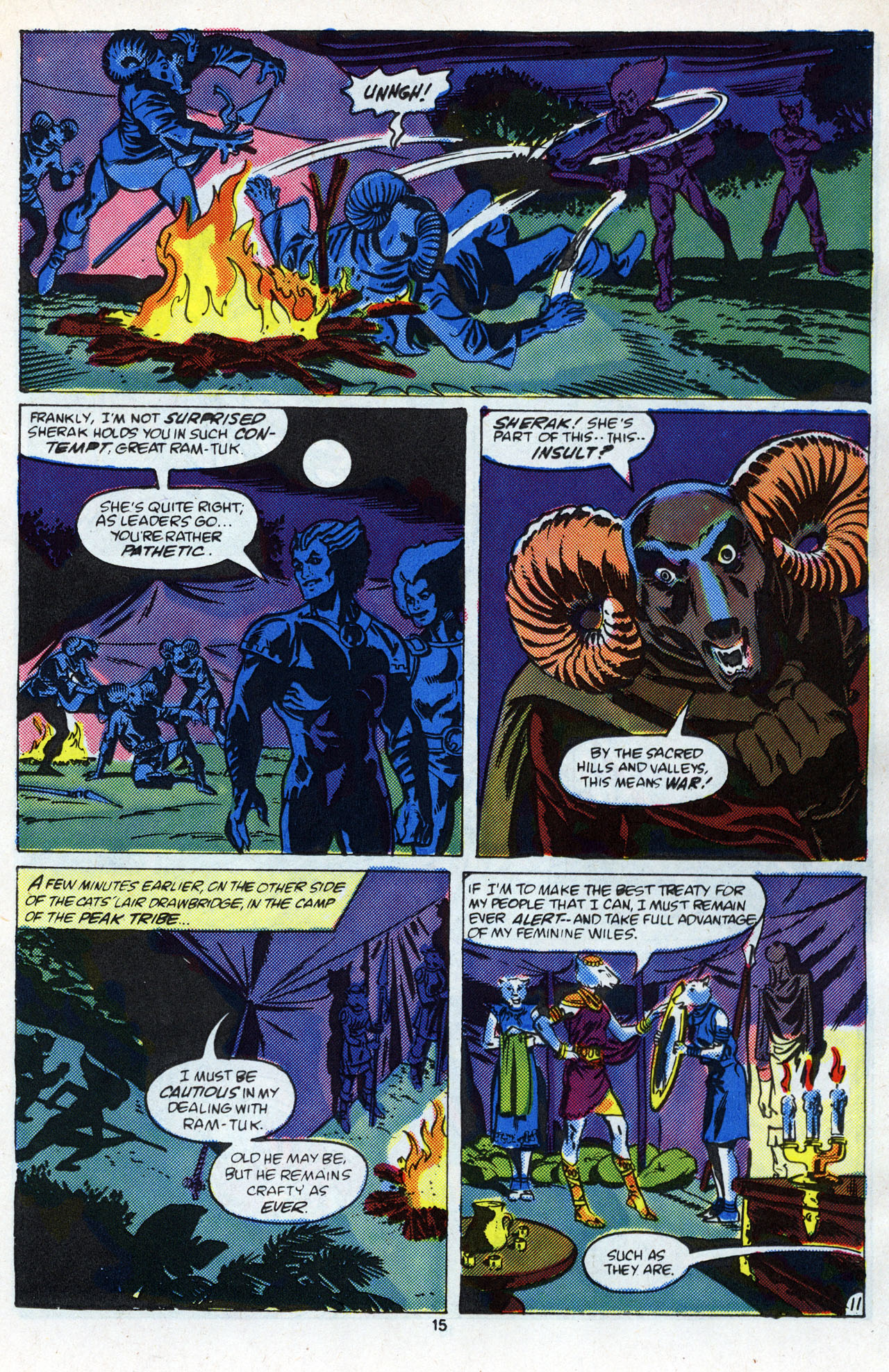 Read online ThunderCats (1985) comic -  Issue #24 - 17