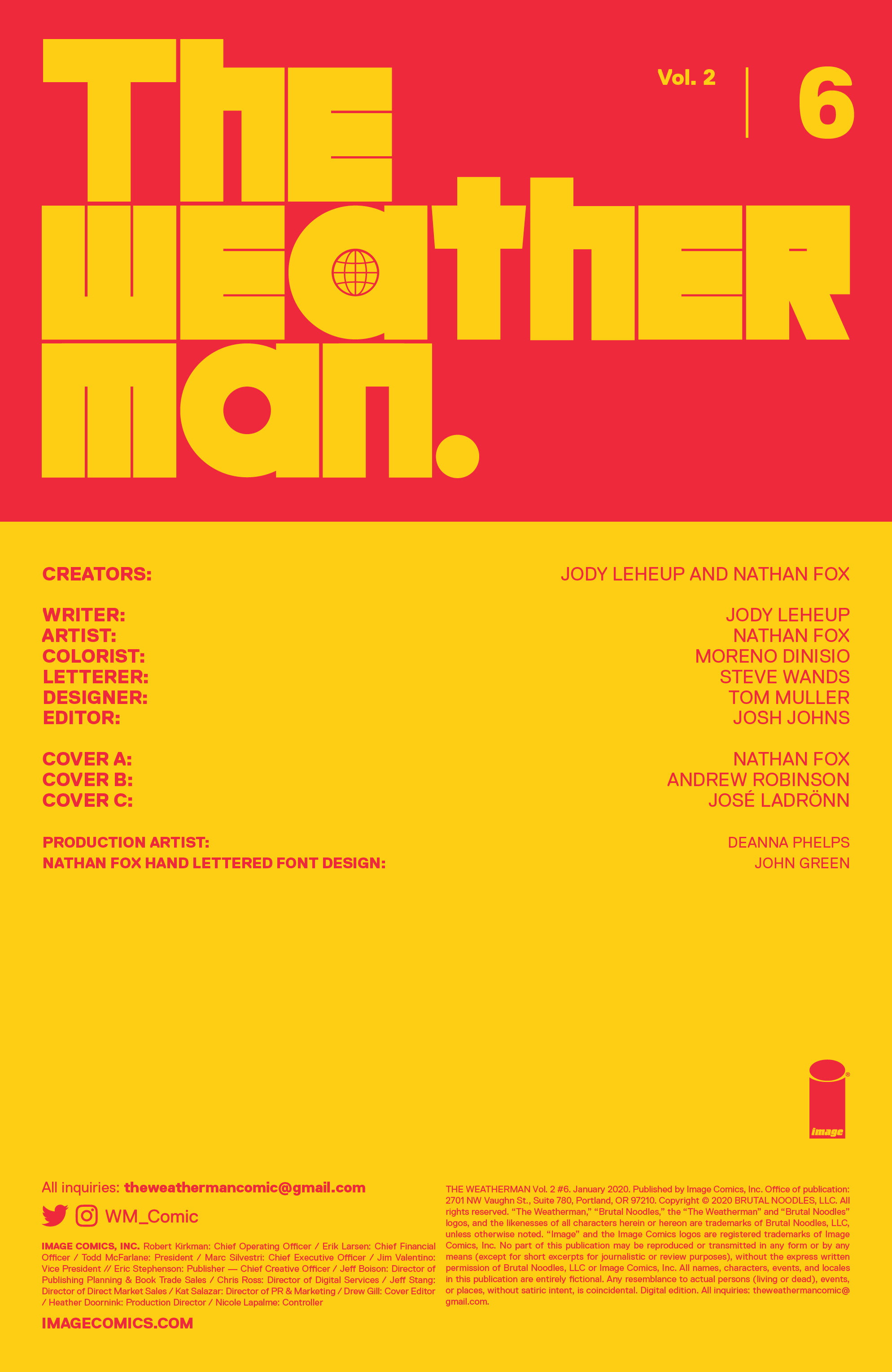 Read online The Weatherman (2019) comic -  Issue #6 - 2