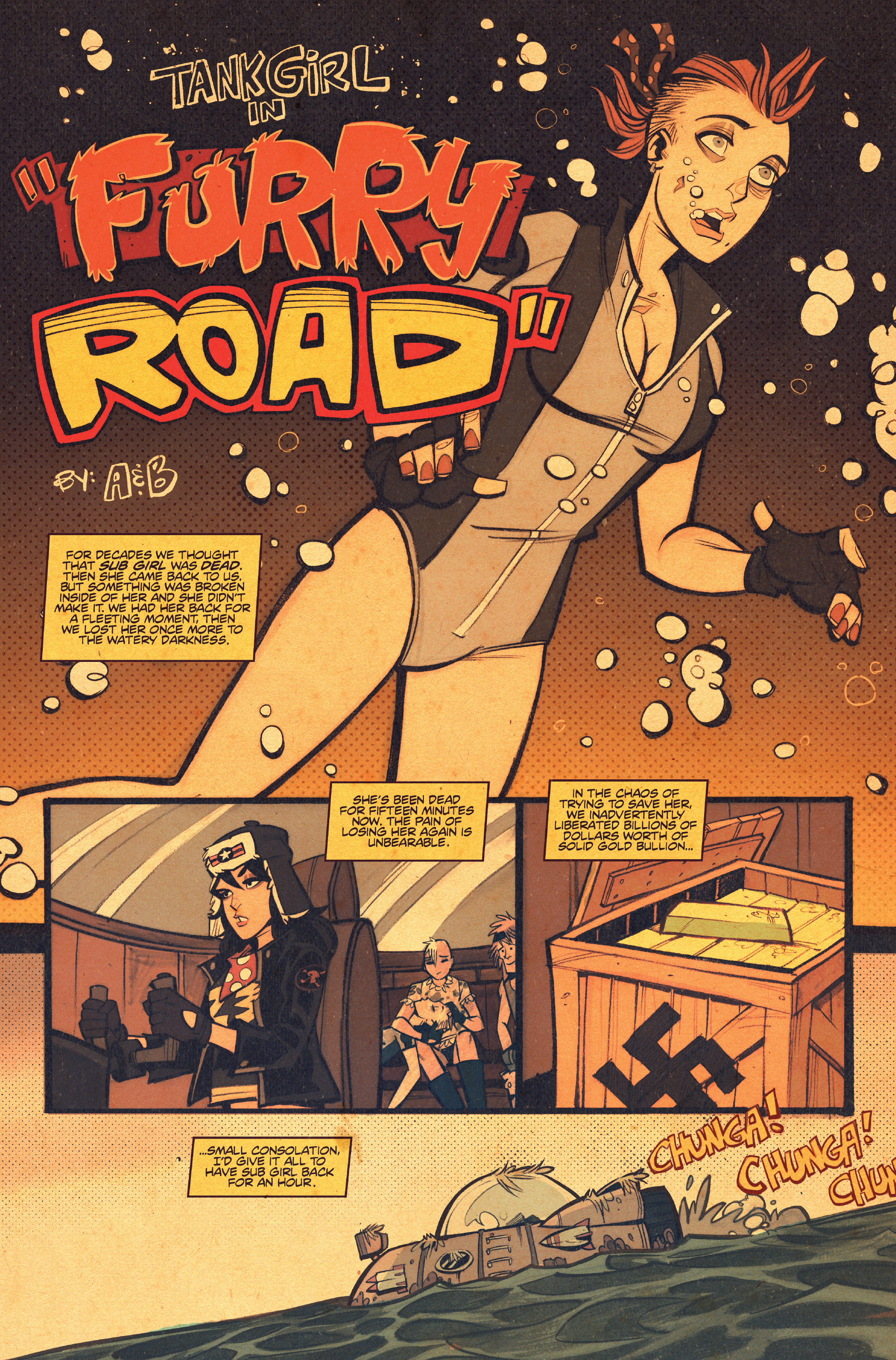Read online Tank Girl: Gold comic -  Issue #1 - 3