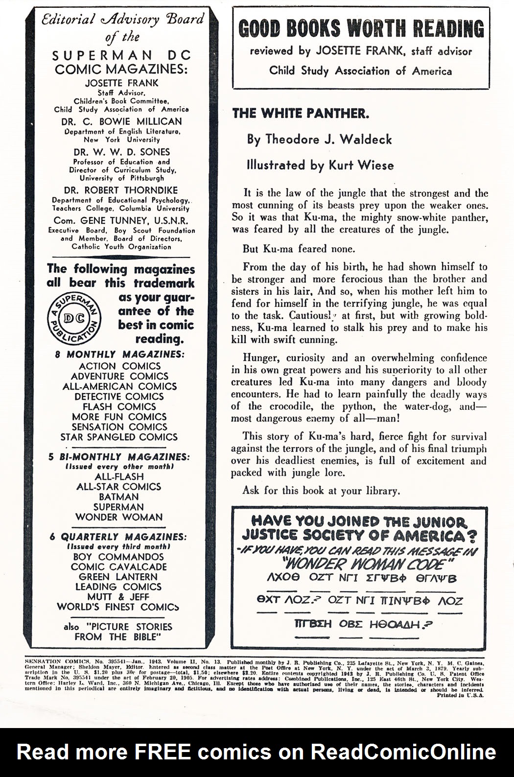 Read online Sensation (Mystery) Comics comic -  Issue #13 - 2