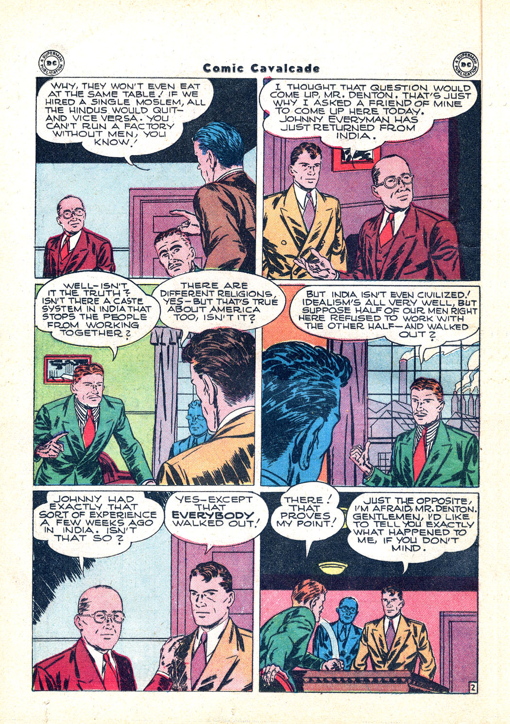 Read online Comic Cavalcade comic -  Issue #14 - 18