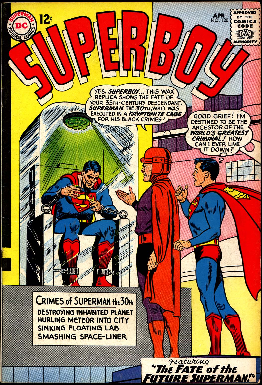 Read online Superboy (1949) comic -  Issue #120 - 1