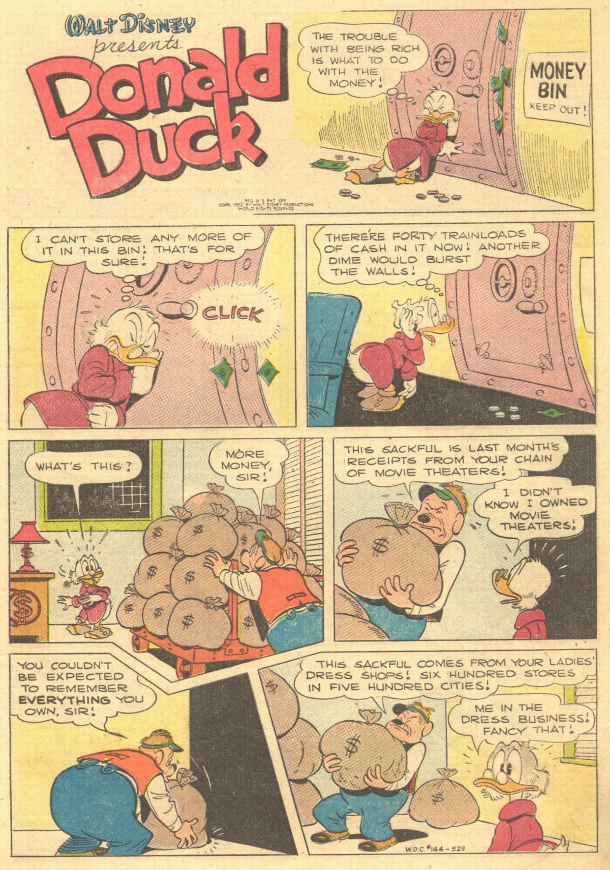 Read online Walt Disney's Comics and Stories comic -  Issue #144 - 3