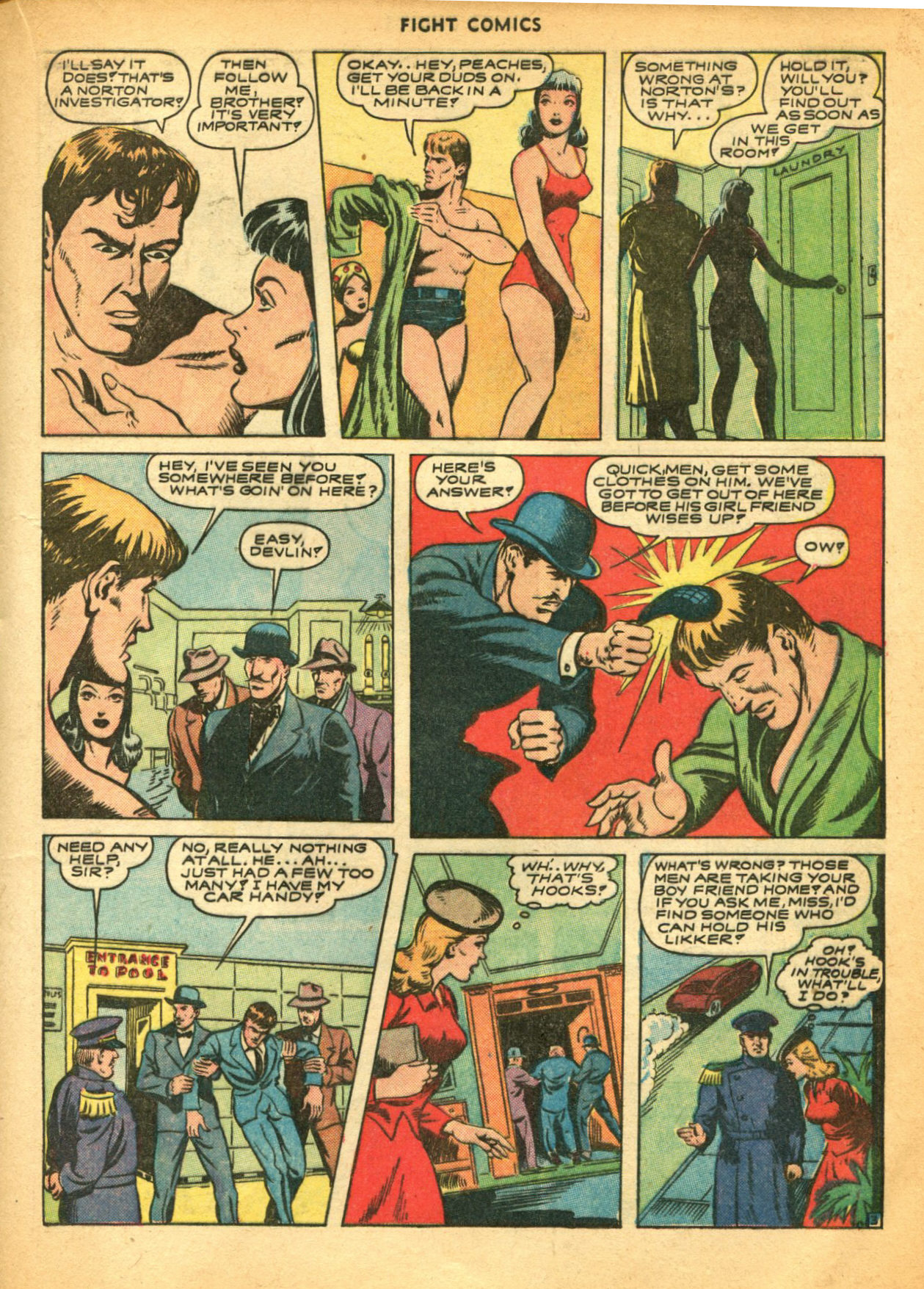 Read online Fight Comics comic -  Issue #28 - 25