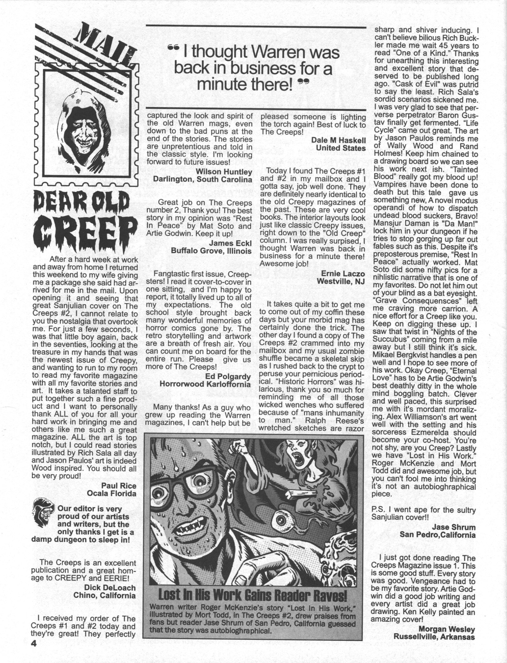 Read online The Creeps comic -  Issue #3 - 4