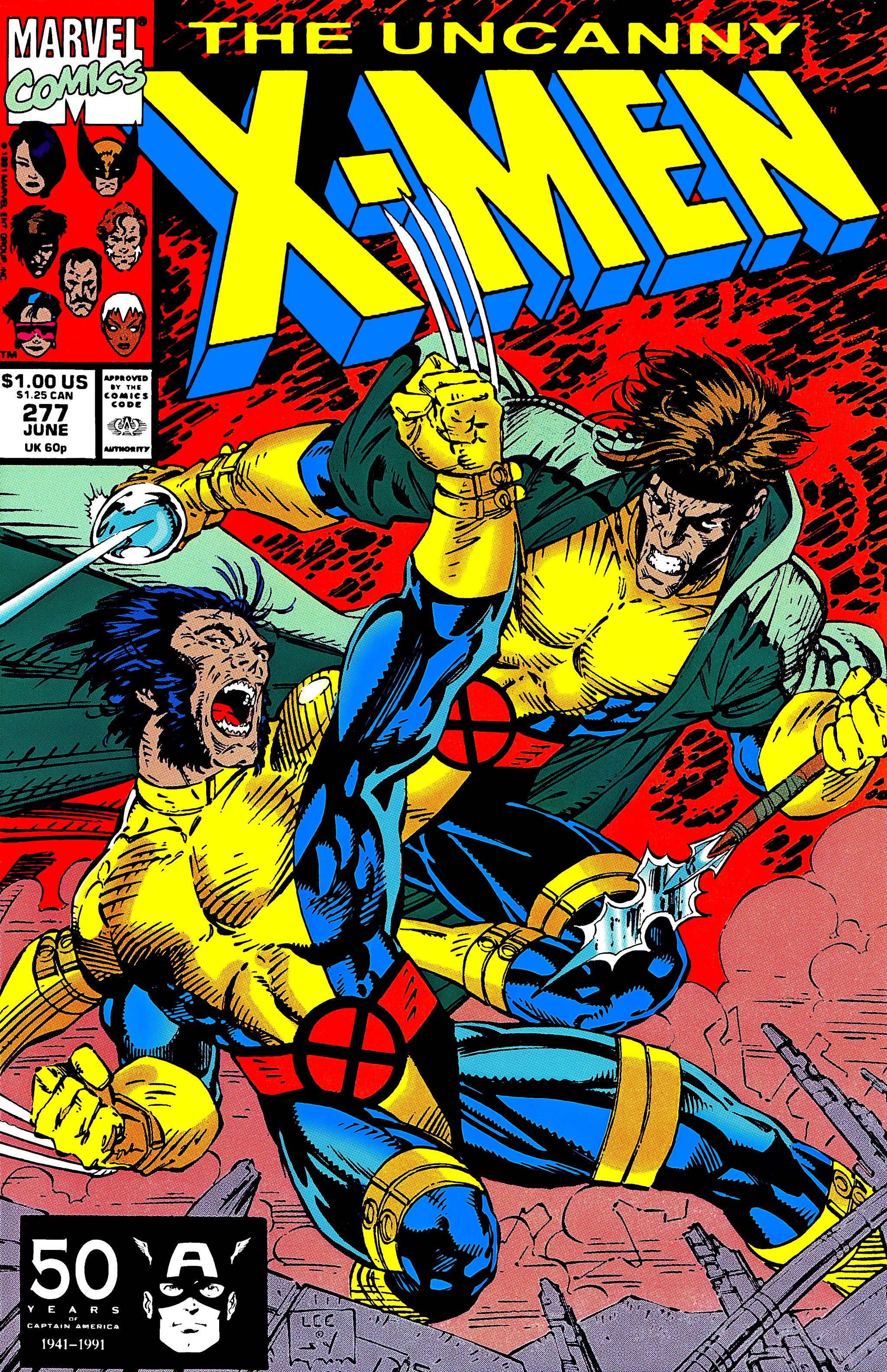 Read online Uncanny X-Men (1963) comic -  Issue #277 - 1