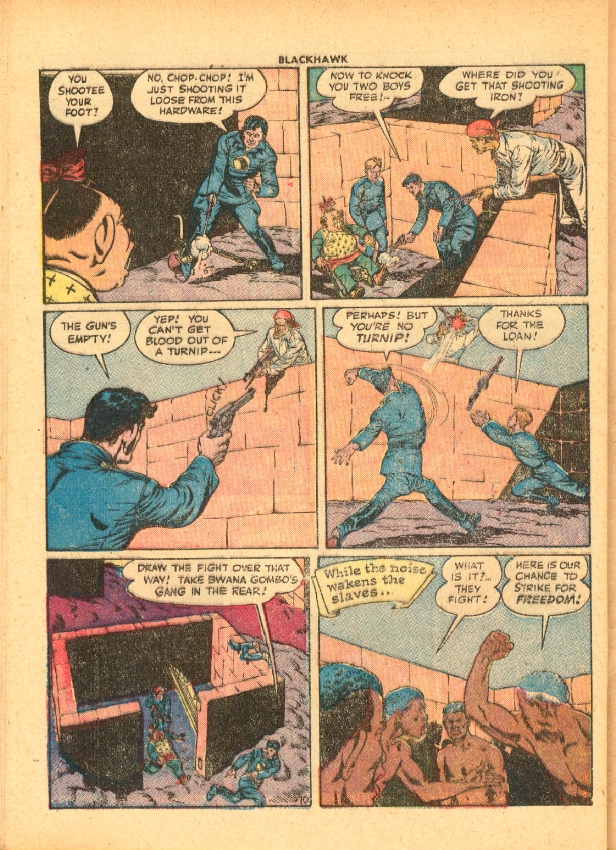 Read online Blackhawk (1957) comic -  Issue #10 - 46