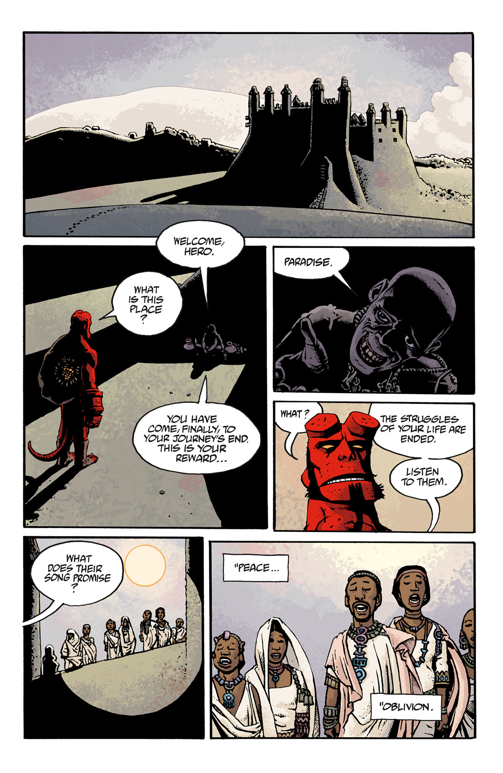 Read online Hellboy: The Troll Witch and Others comic -  Issue # TPB - 109